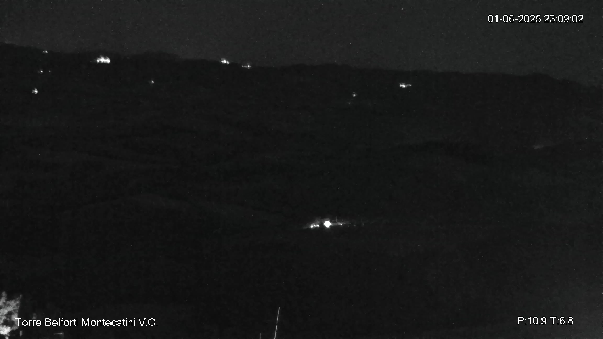 immagine della webcam nei dintorni di Lajatico: webcam Montecatini Val di Cecina