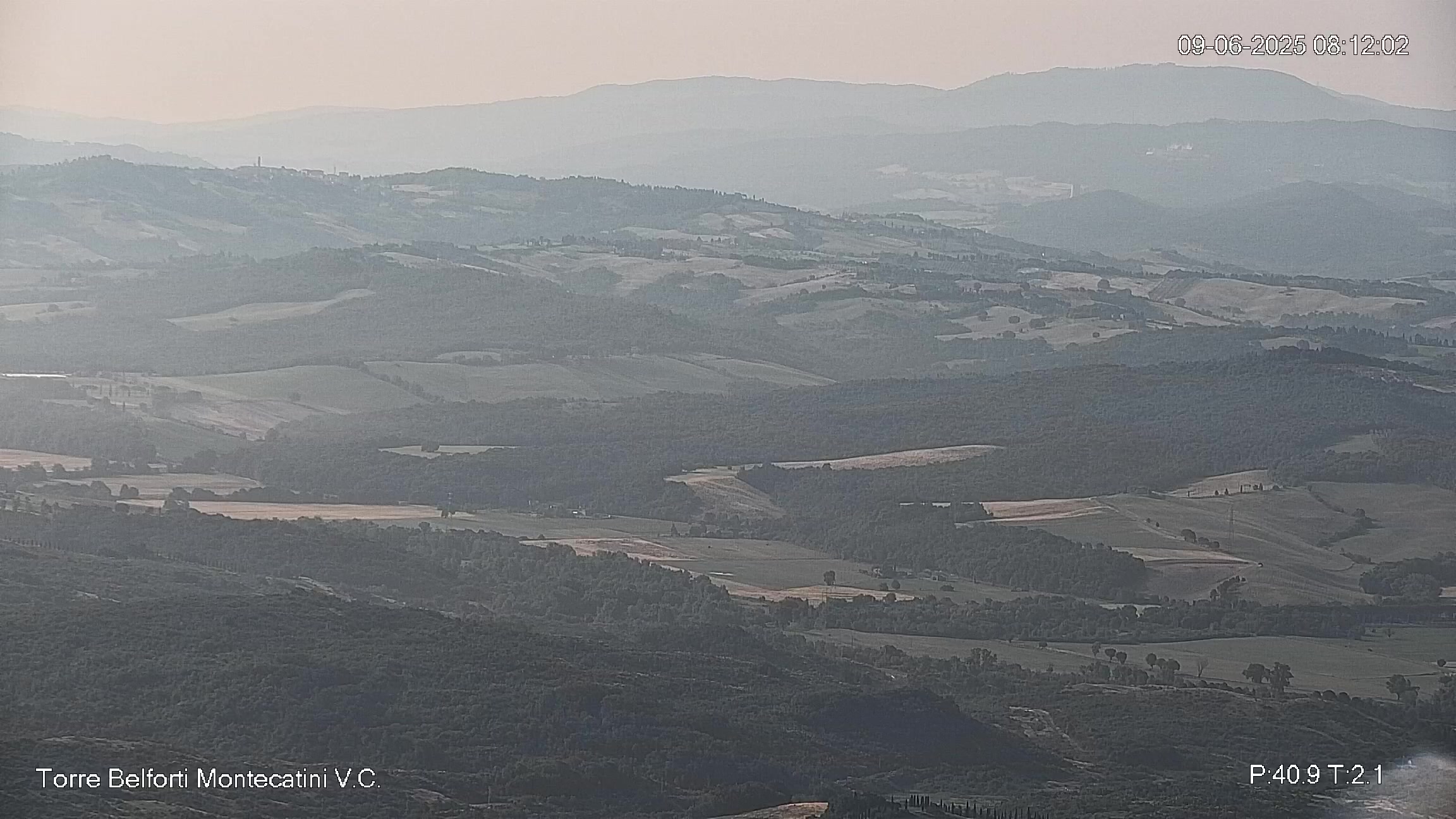 immagine della webcam nei dintorni di Vada: webcam Montecatini Val di Cecina