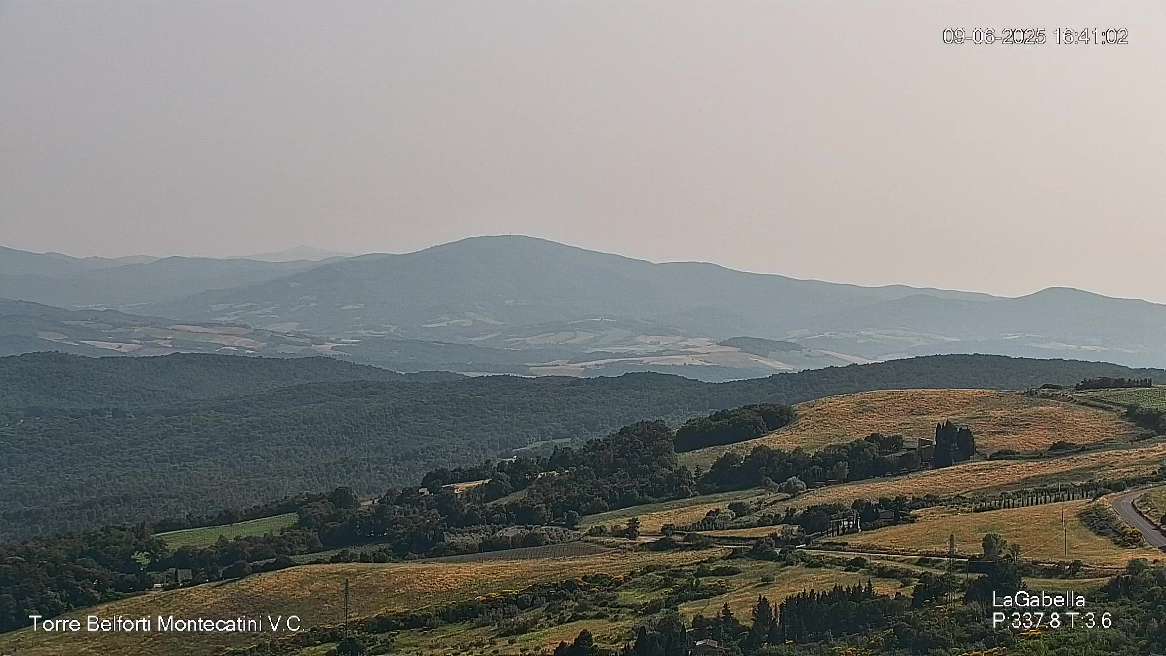 immagine della webcam nei dintorni di Valle Benedetta: webcam Montecatini Val di Cecina