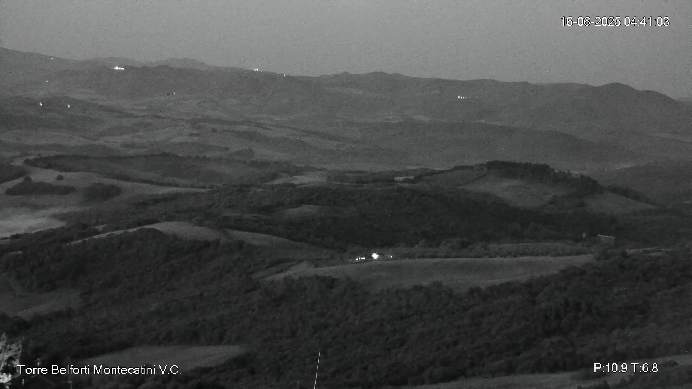 immagine della webcam nei dintorni di Volterra: webcam Montecatini Val di Cecina