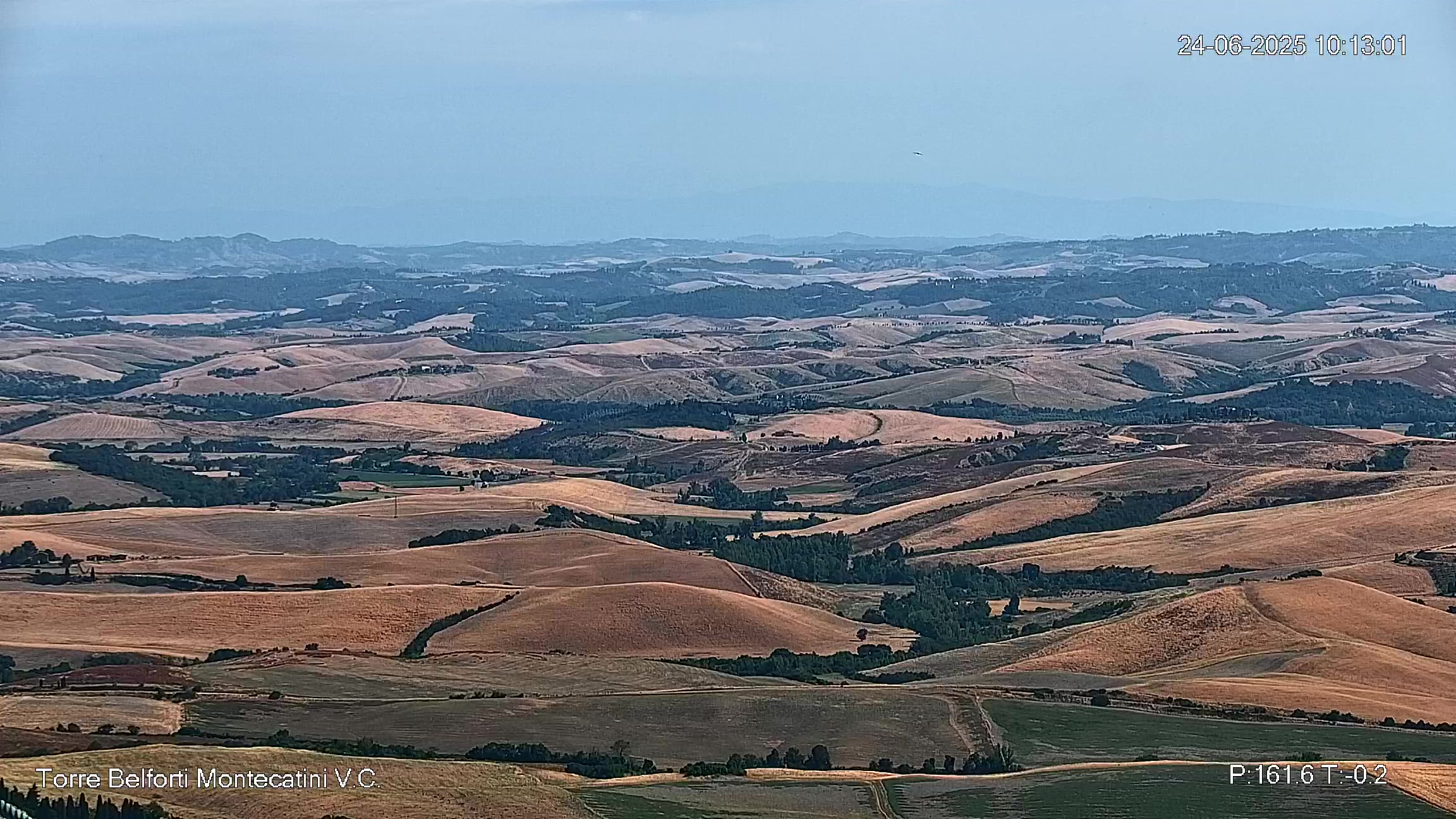 immagine della webcam nei dintorni di Ponsacco: webcam Montecatini Val di Cecina