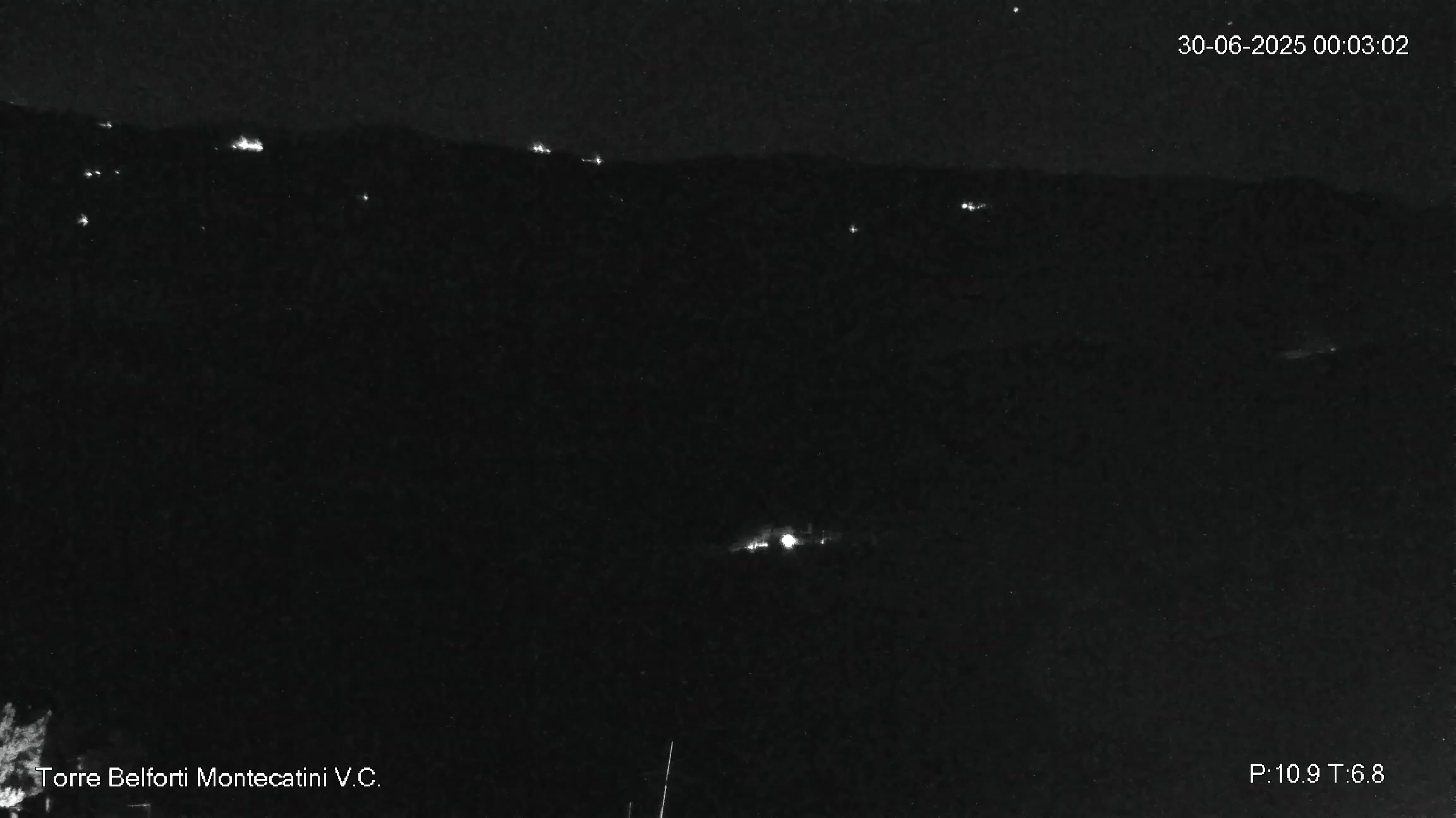 immagine della webcam nei dintorni di Castagneto Carducci: webcam Montecatini Val di Cecina