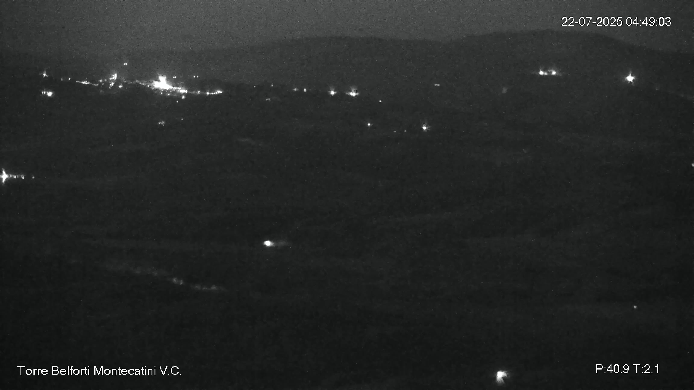 immagine della webcam nei dintorni di Marina Di Cecina: webcam Montecatini Val di Cecina