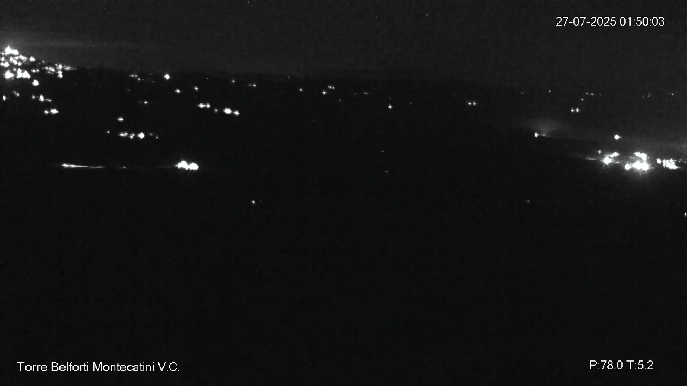 immagine della webcam nei dintorni di Cecina: webcam Montecatini Val di Cecina