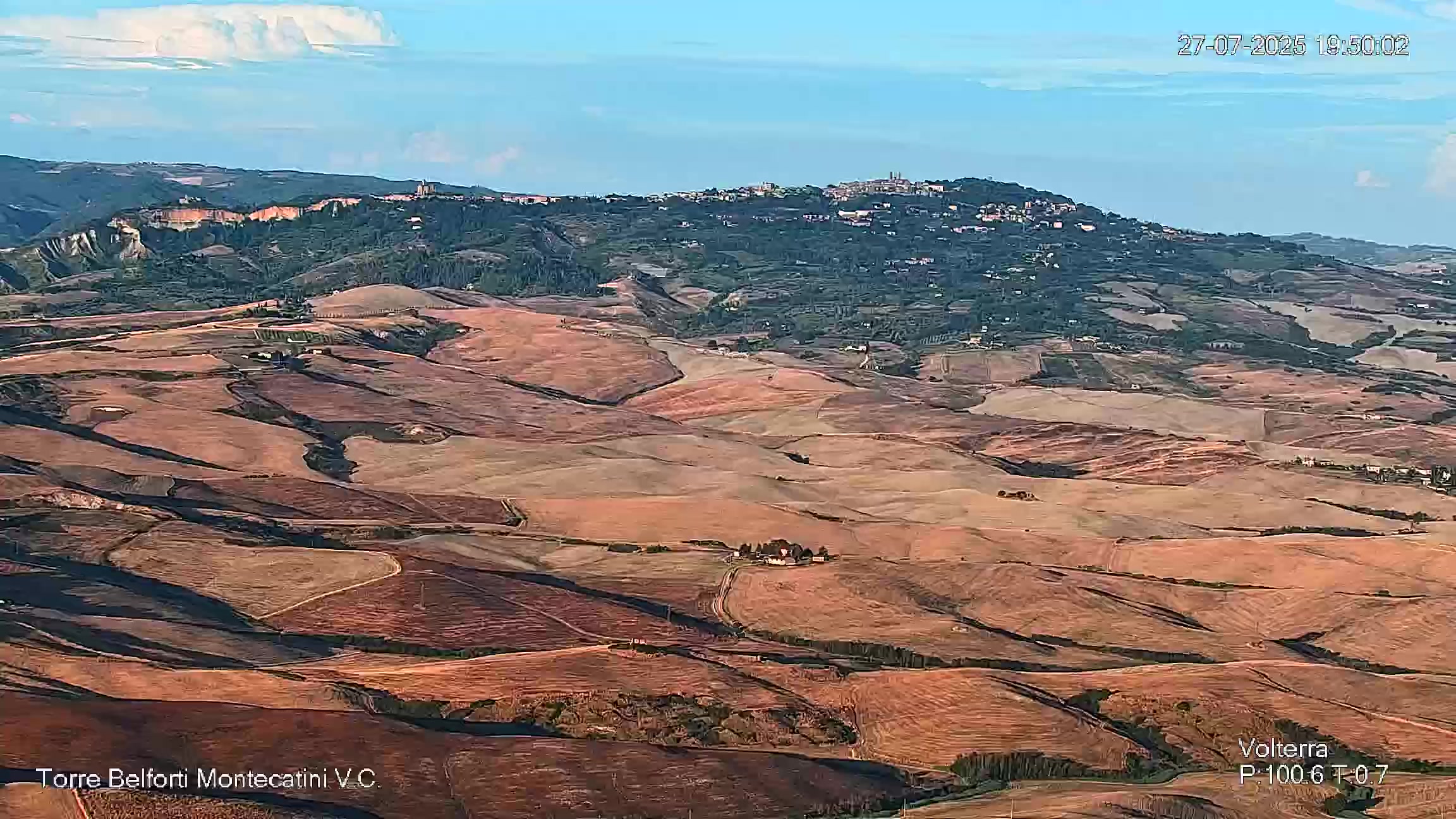 immagine della webcam nei dintorni di Ponsacco: webcam Montecatini Val di Cecina