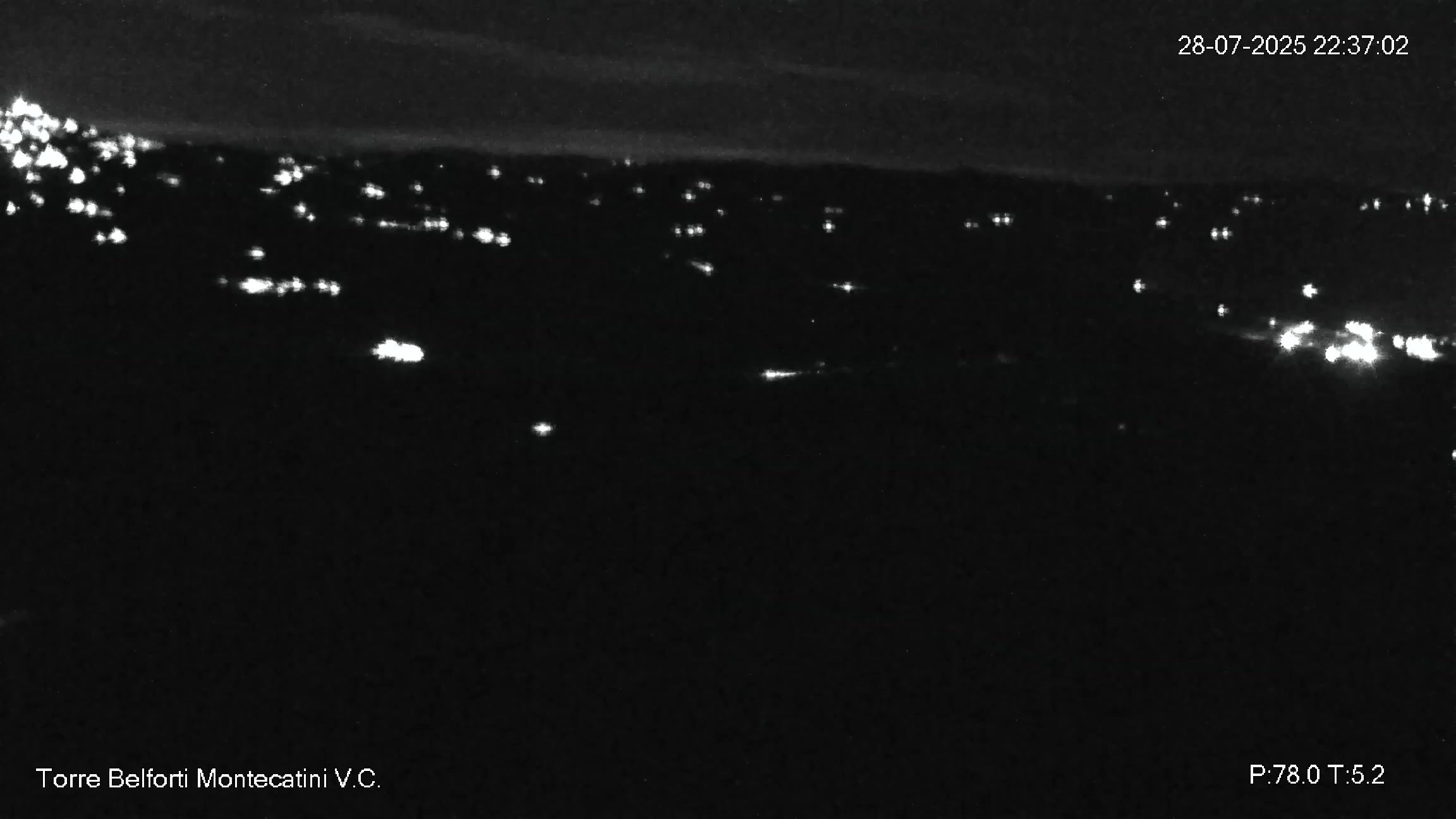 immagine della webcam nei dintorni di Ponsacco: webcam Montecatini Val di Cecina