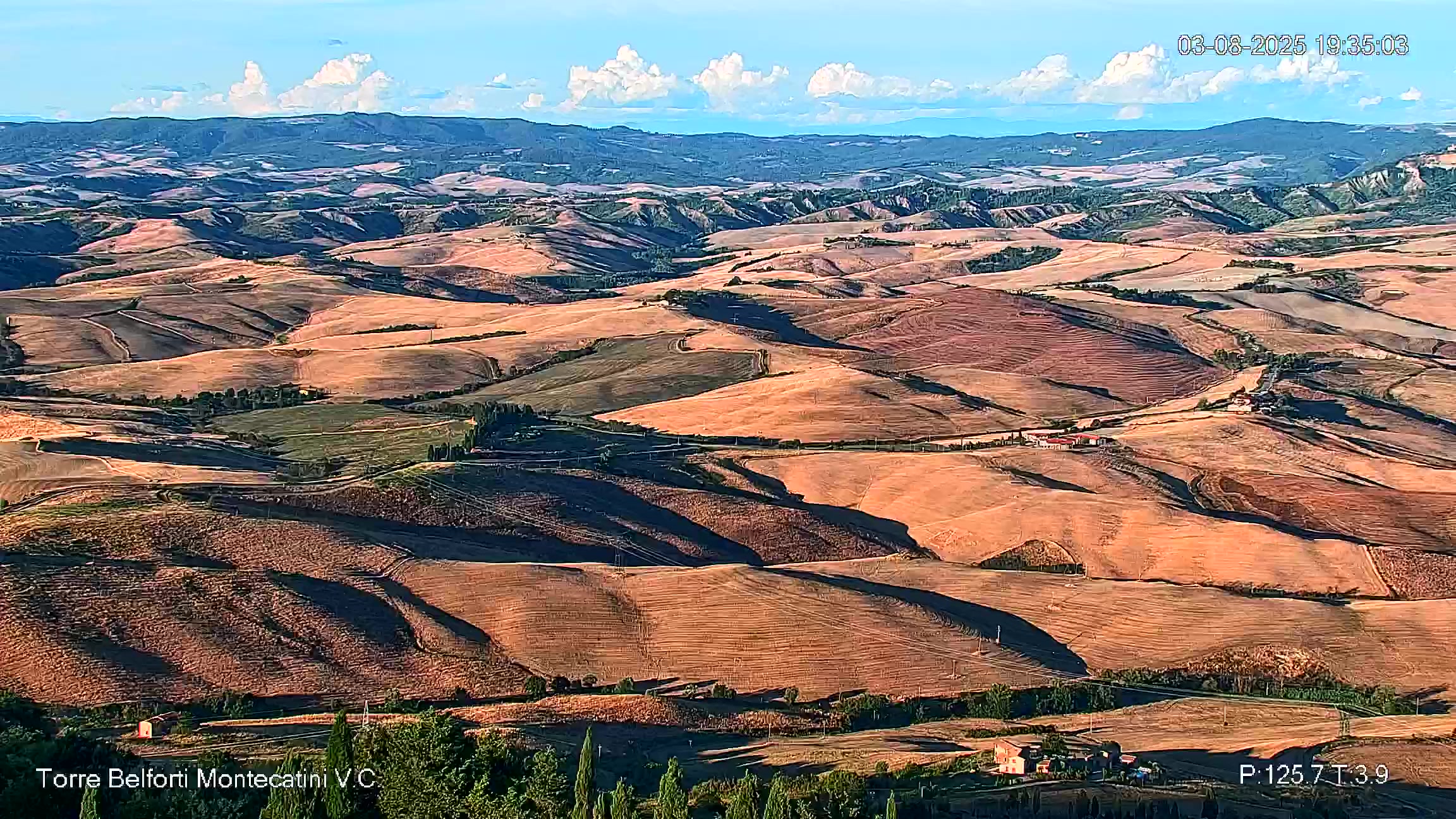 immagine della webcam nei dintorni di Casciana Terme Lari: webcam Montecatini Val di Cecina