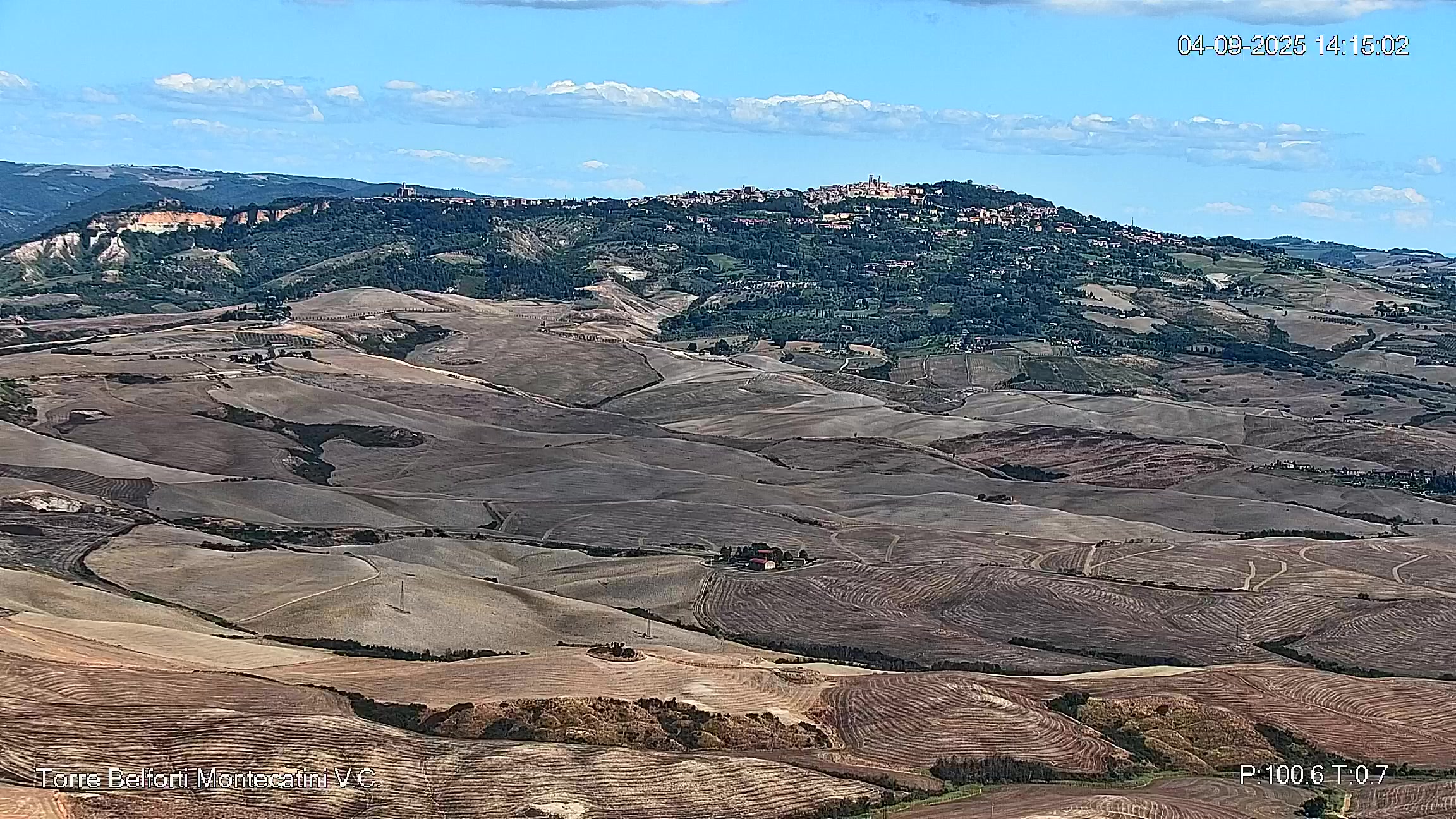 immagine della webcam nei dintorni di Lajatico: webcam Montecatini Val di Cecina
