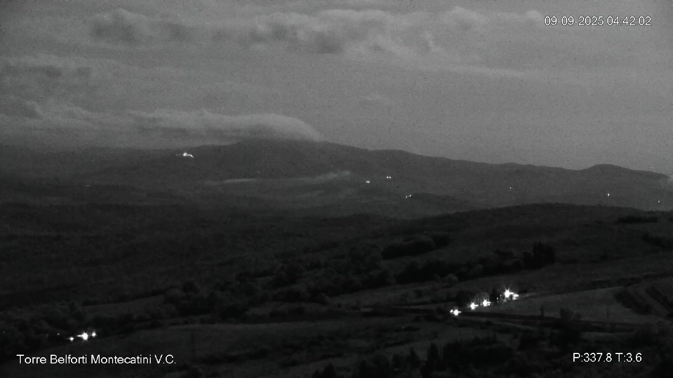 immagine della webcam nei dintorni di San Gimignano: webcam Montecatini Val di Cecina