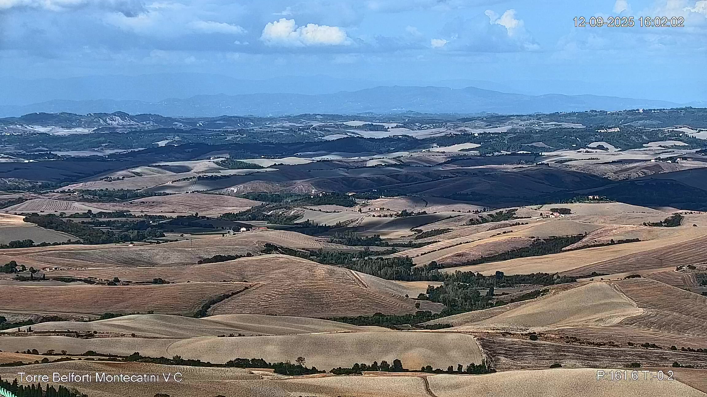 immagine della webcam nei dintorni di Volterra: webcam Montecatini Val di Cecina