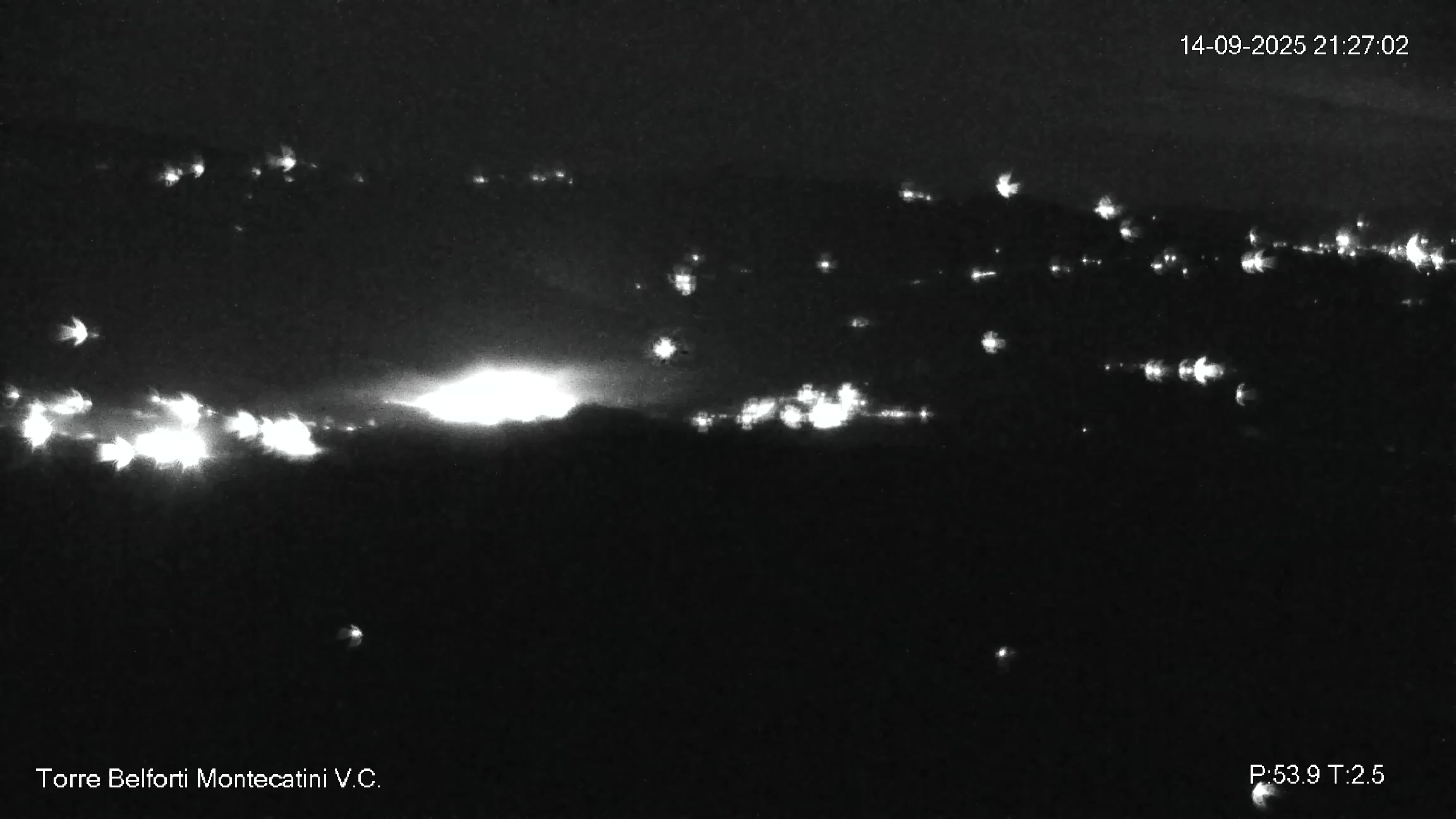 immagine della webcam nei dintorni di Marina Di Cecina: webcam Montecatini Val di Cecina