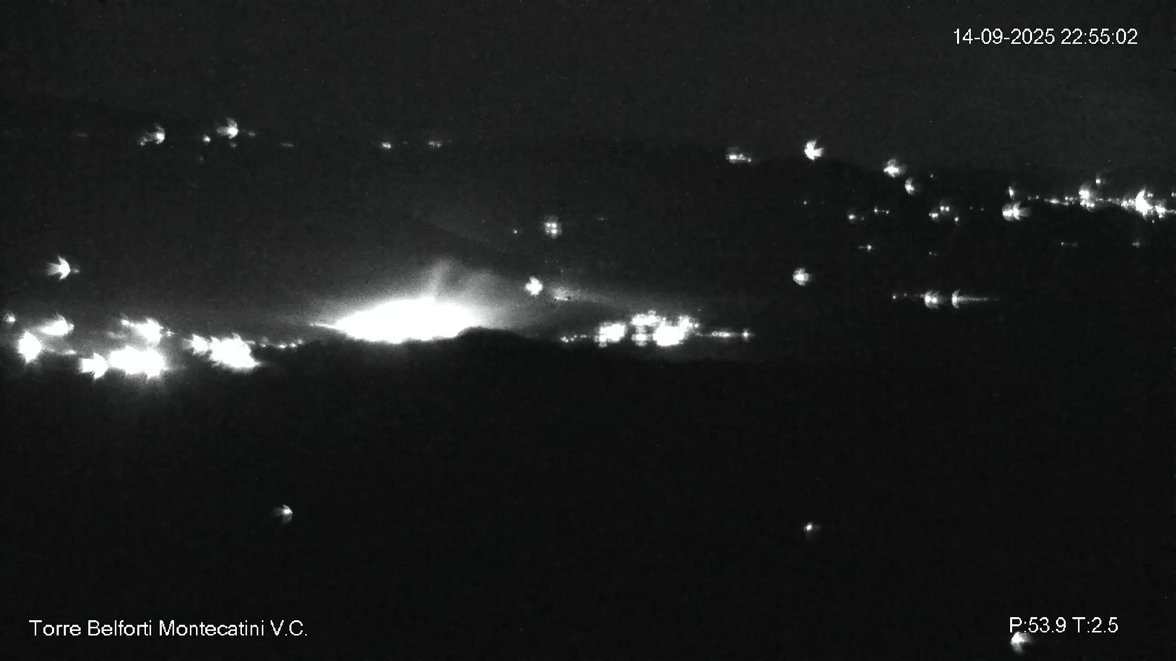 immagine della webcam nei dintorni di Marina Di Cecina: webcam Montecatini Val di Cecina