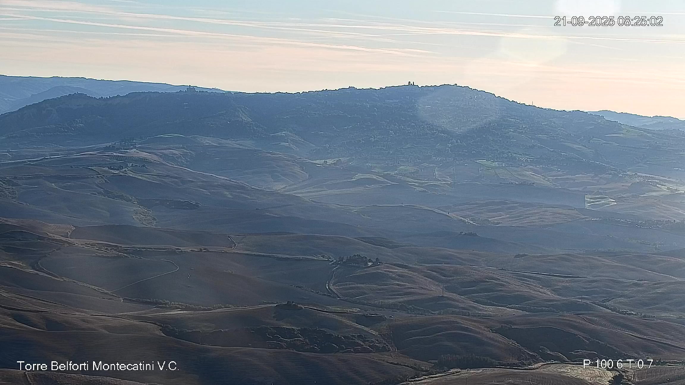 immagine della webcam nei dintorni di Certaldo: webcam Montecatini Val di Cecina
