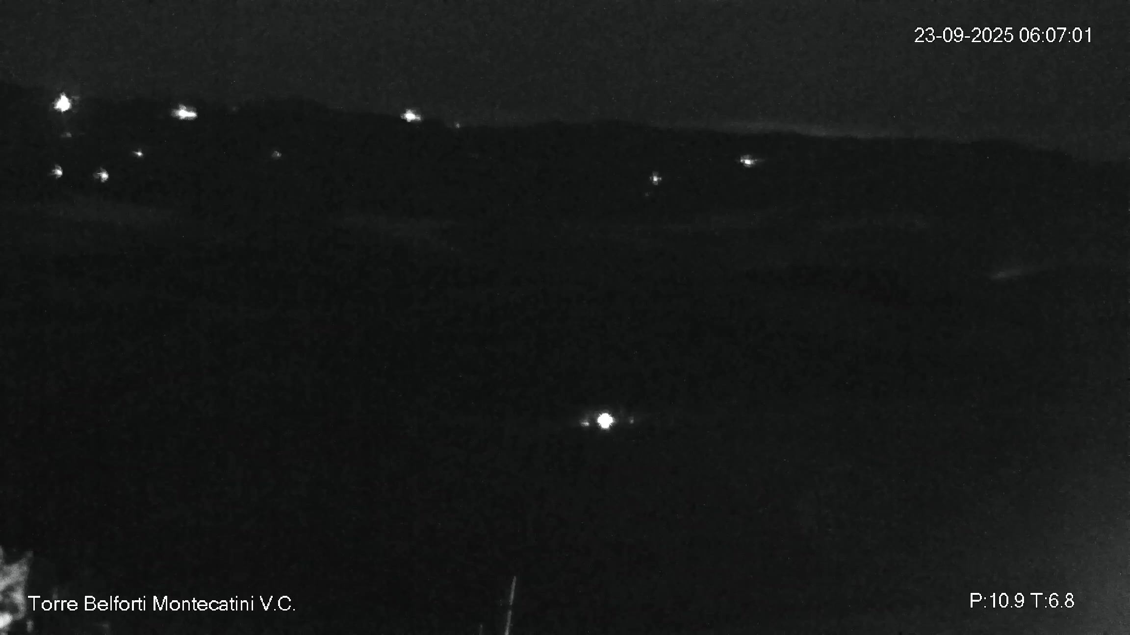 immagine della webcam nei dintorni di Valle Benedetta: webcam Montecatini Val di Cecina