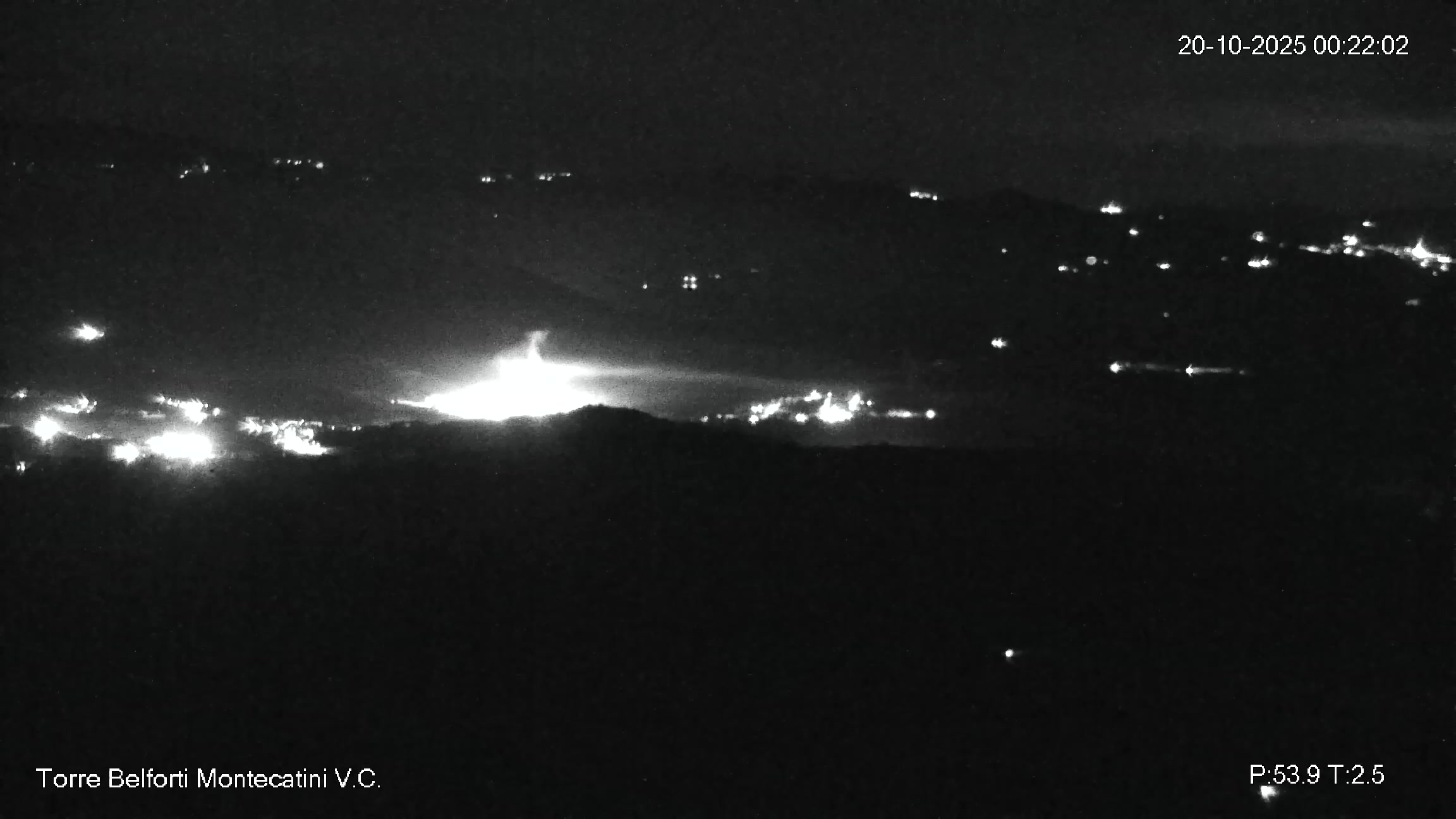 immagine della webcam nei dintorni di San Gimignano: webcam Montecatini Val di Cecina