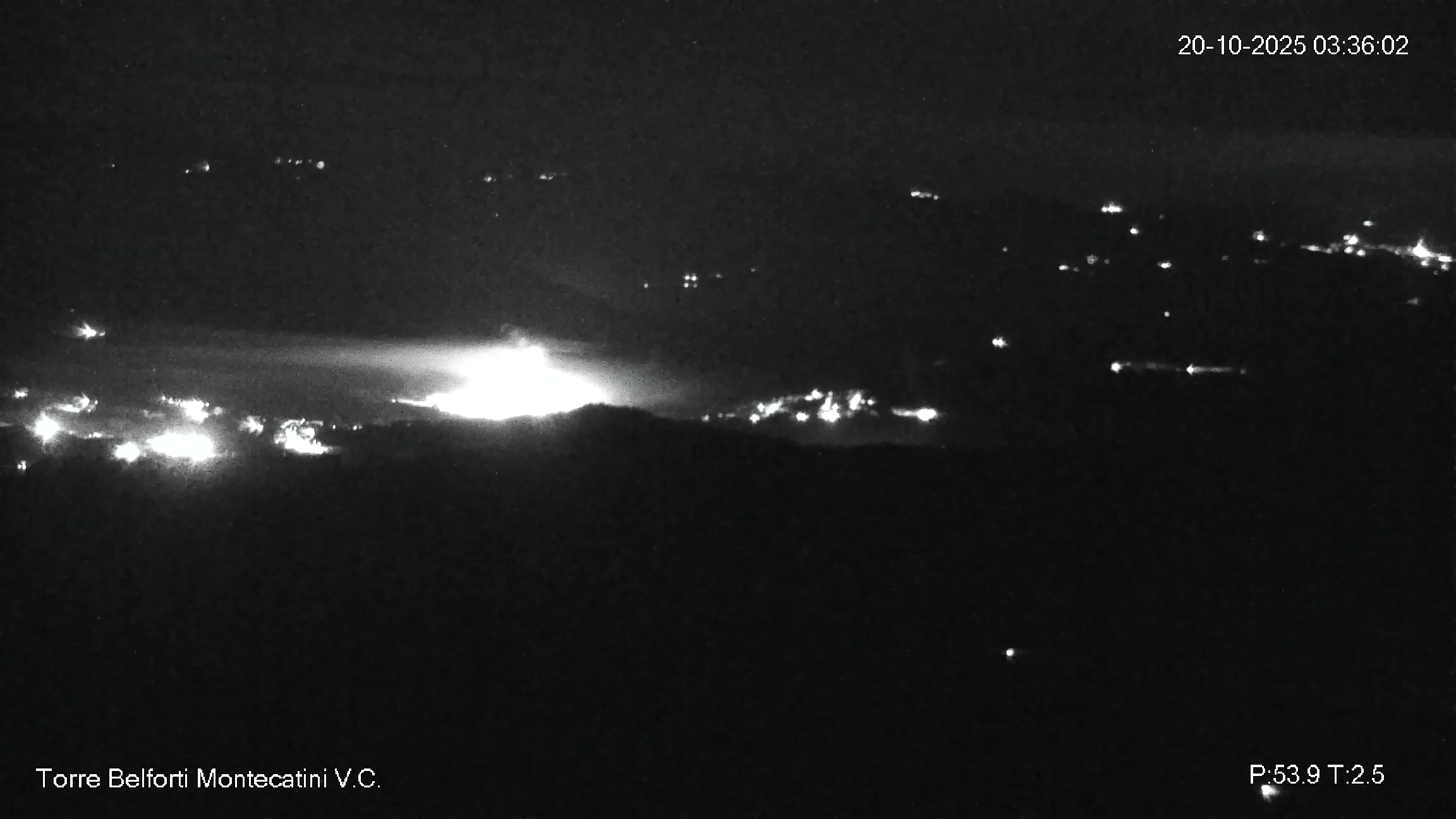 immagine della webcam nei dintorni di Cecina: webcam Montecatini Val di Cecina