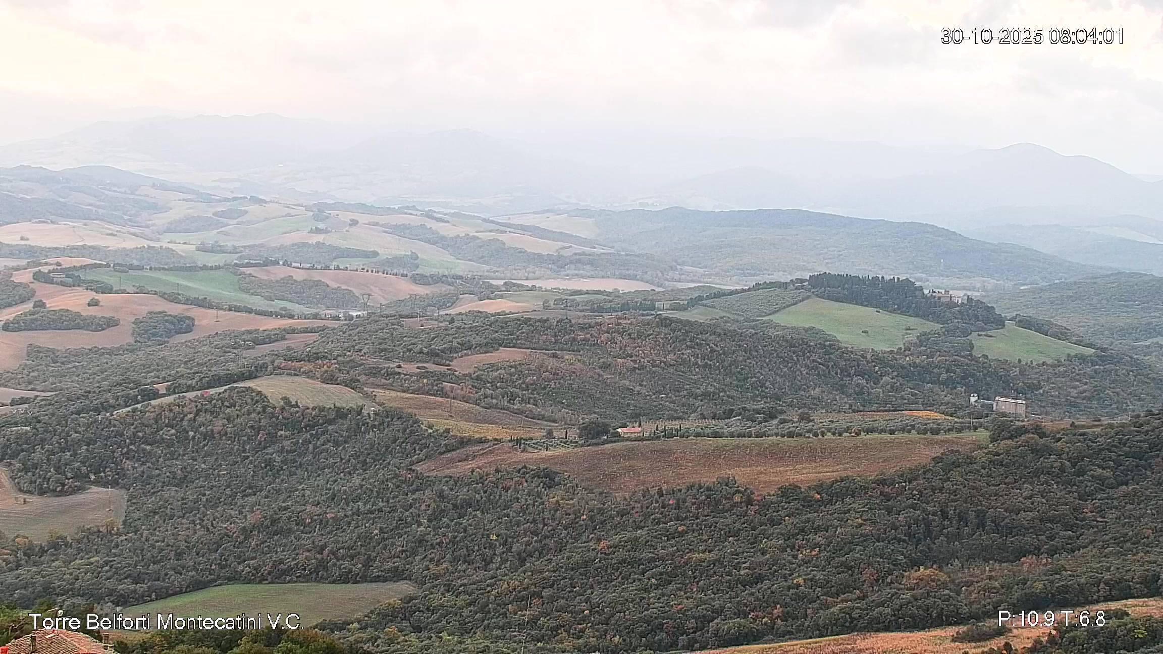 immagine della webcam nei dintorni di Vada: webcam Montecatini Val di Cecina