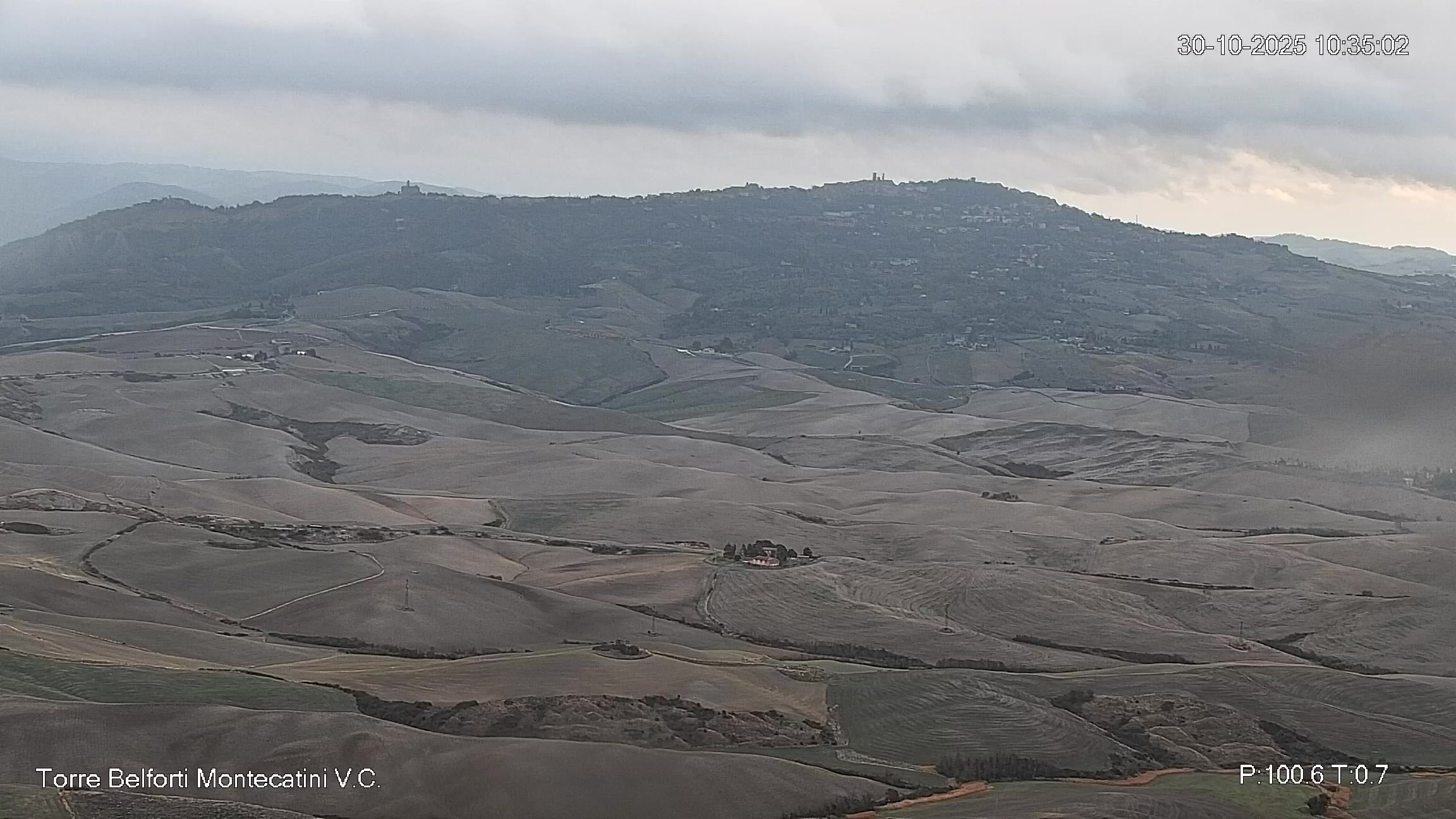 immagine della webcam nei dintorni di Volterra: webcam Montecatini Val di Cecina