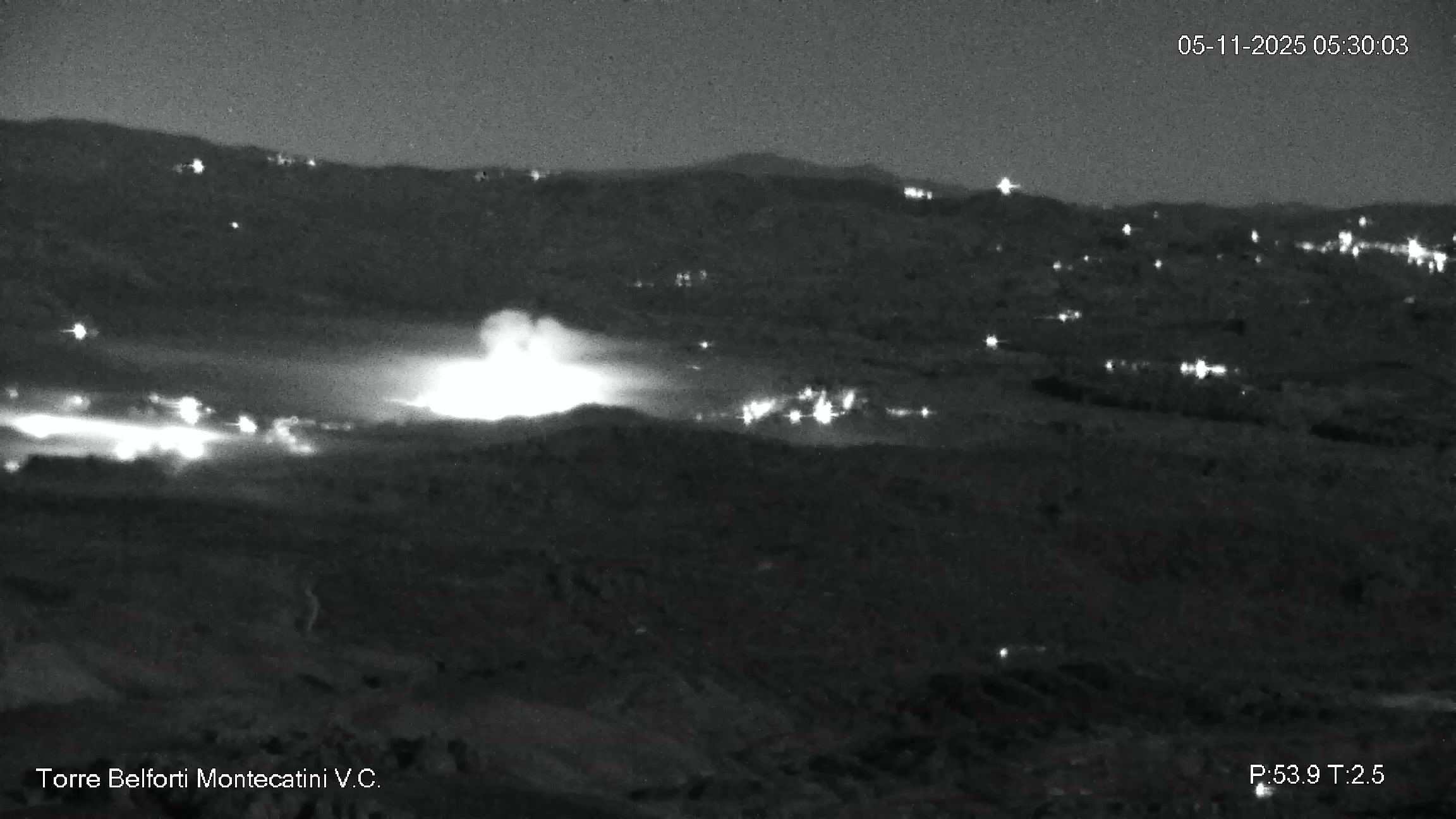 immagine della webcam nei dintorni di Castiglioncello: webcam Montecatini Val di Cecina