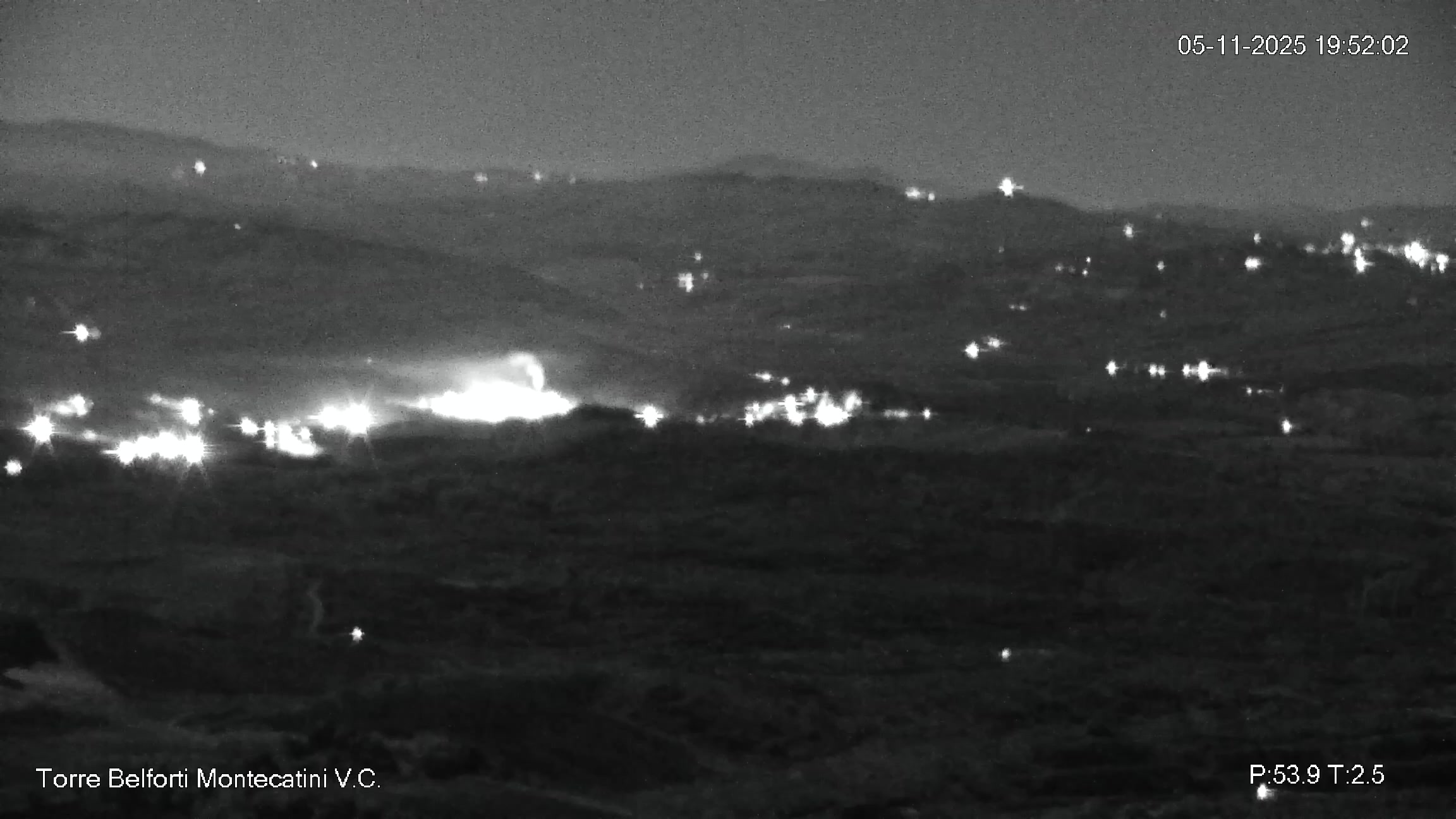 immagine della webcam nei dintorni di Cecina: webcam Montecatini Val di Cecina