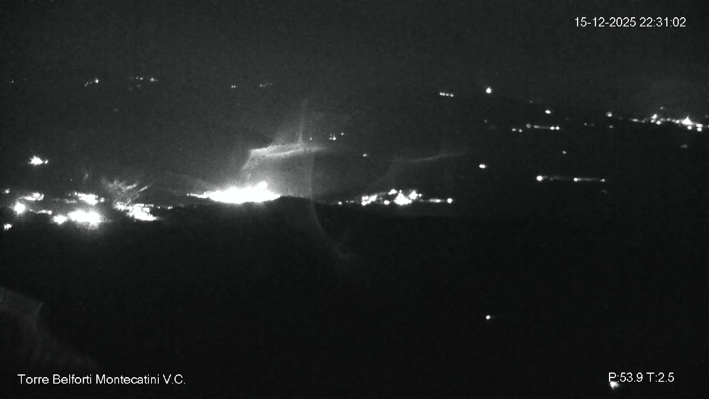 immagine della webcam nei dintorni di Castiglioncello: webcam Montecatini Val di Cecina