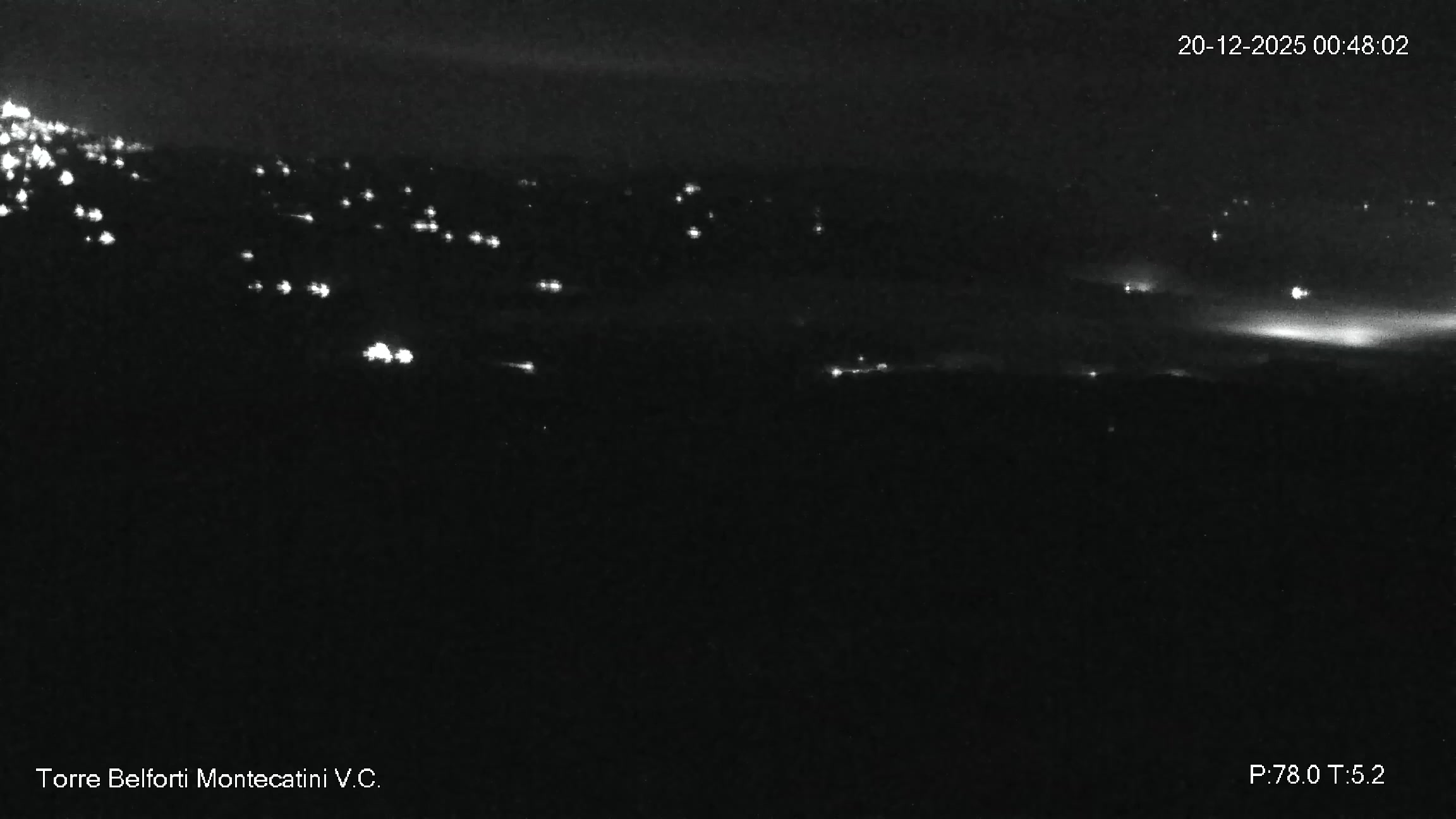 immagine della webcam nei dintorni di Vada: webcam Montecatini Val di Cecina