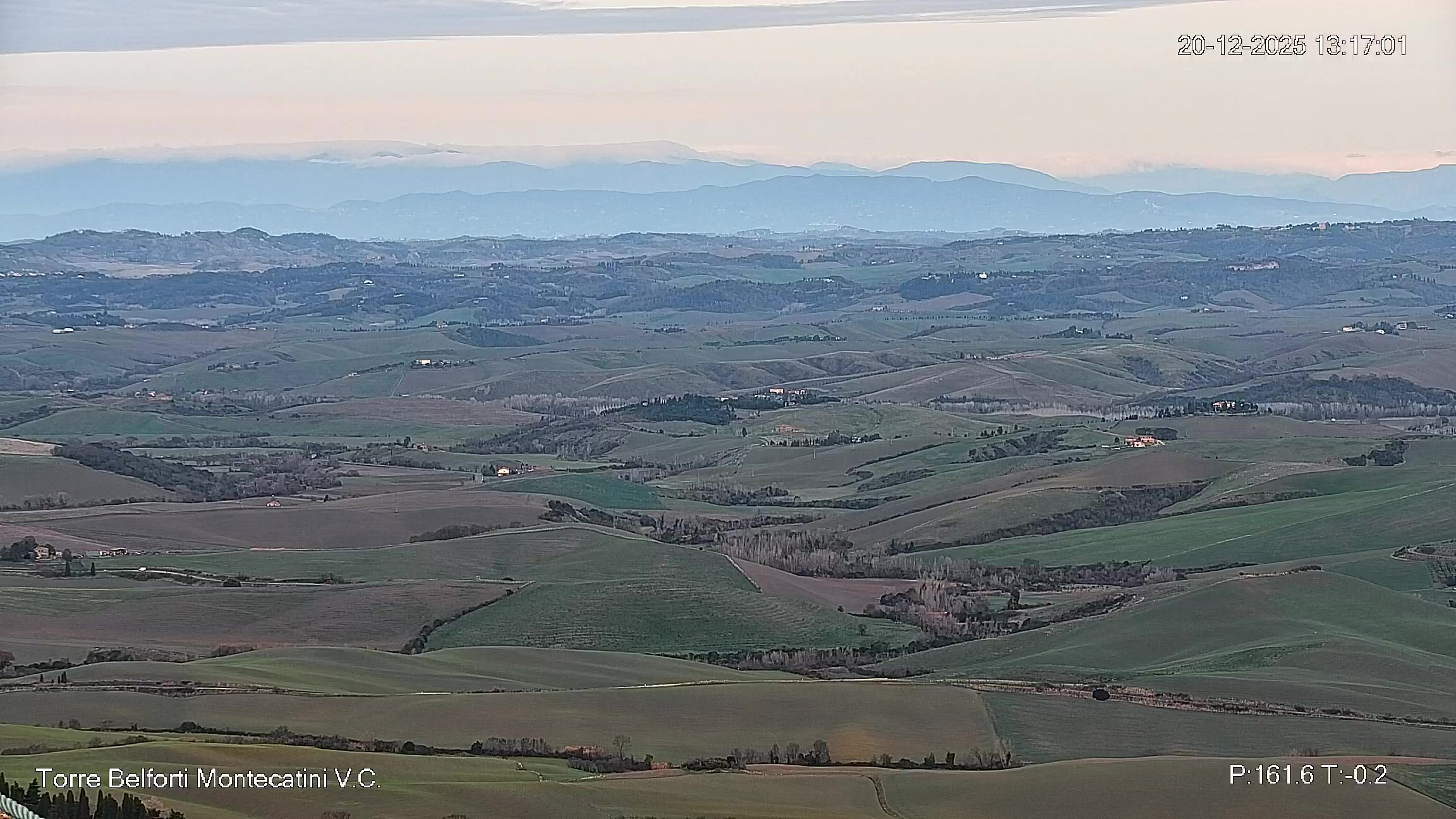 immagine della webcam nei dintorni di San Gimignano: webcam Montecatini Val di Cecina