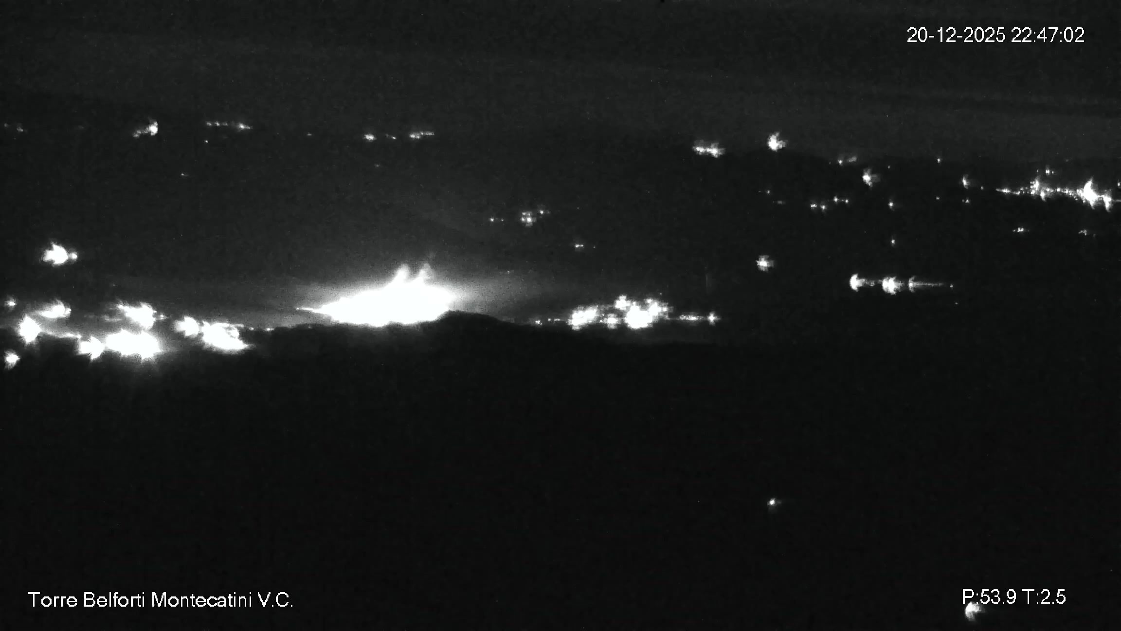 immagine della webcam nei dintorni di Marina Di Cecina: webcam Montecatini Val di Cecina