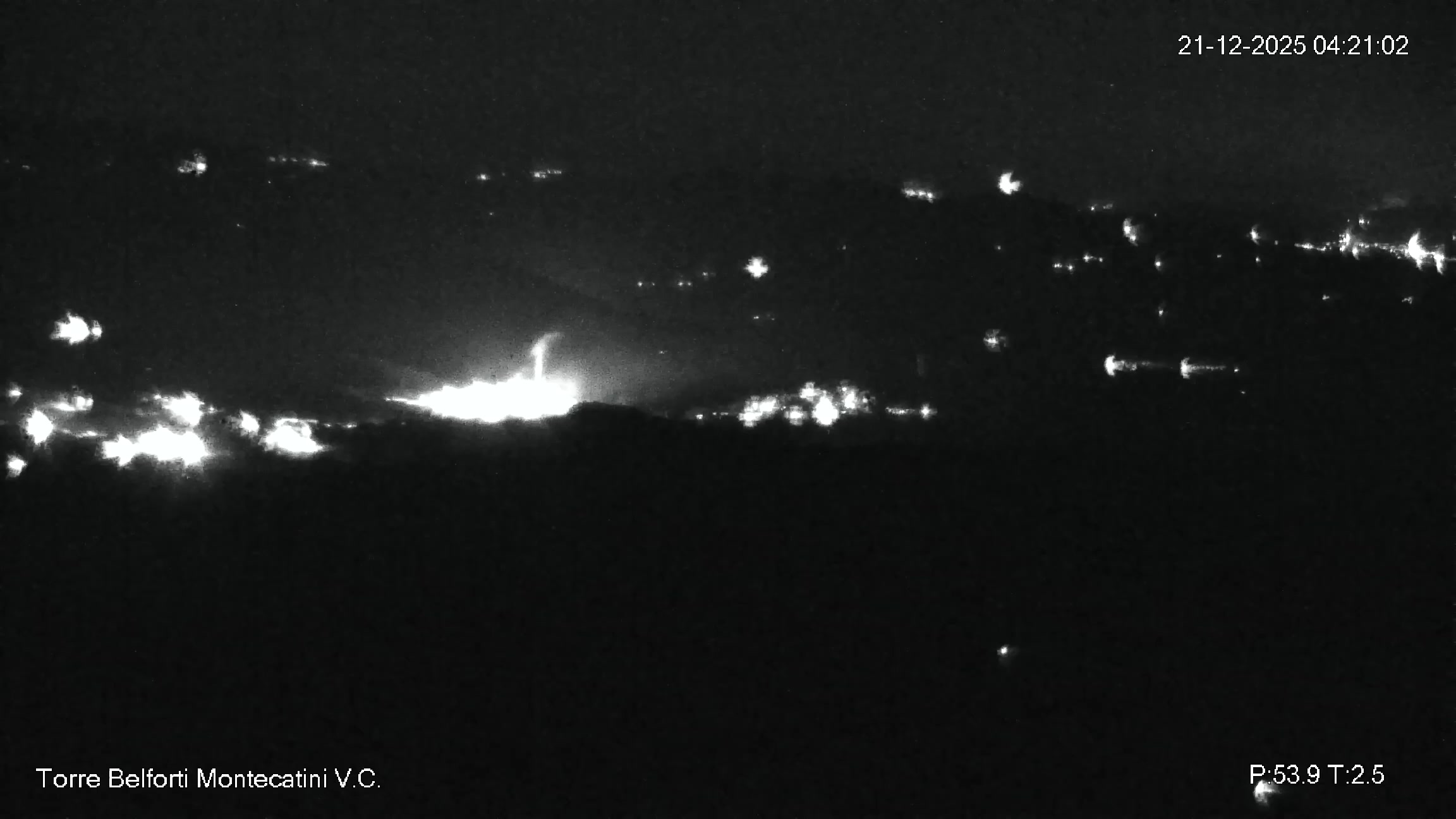 immagine della webcam nei dintorni di Marina Di Cecina: webcam Montecatini Val di Cecina