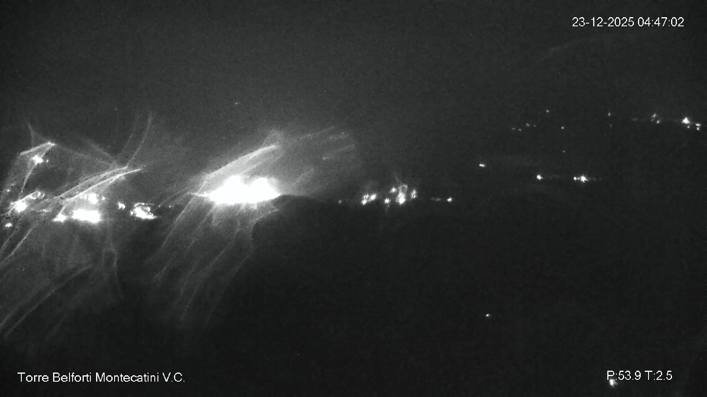 immagine della webcam nei dintorni di Marina di Bibbona: webcam Montecatini Val di Cecina