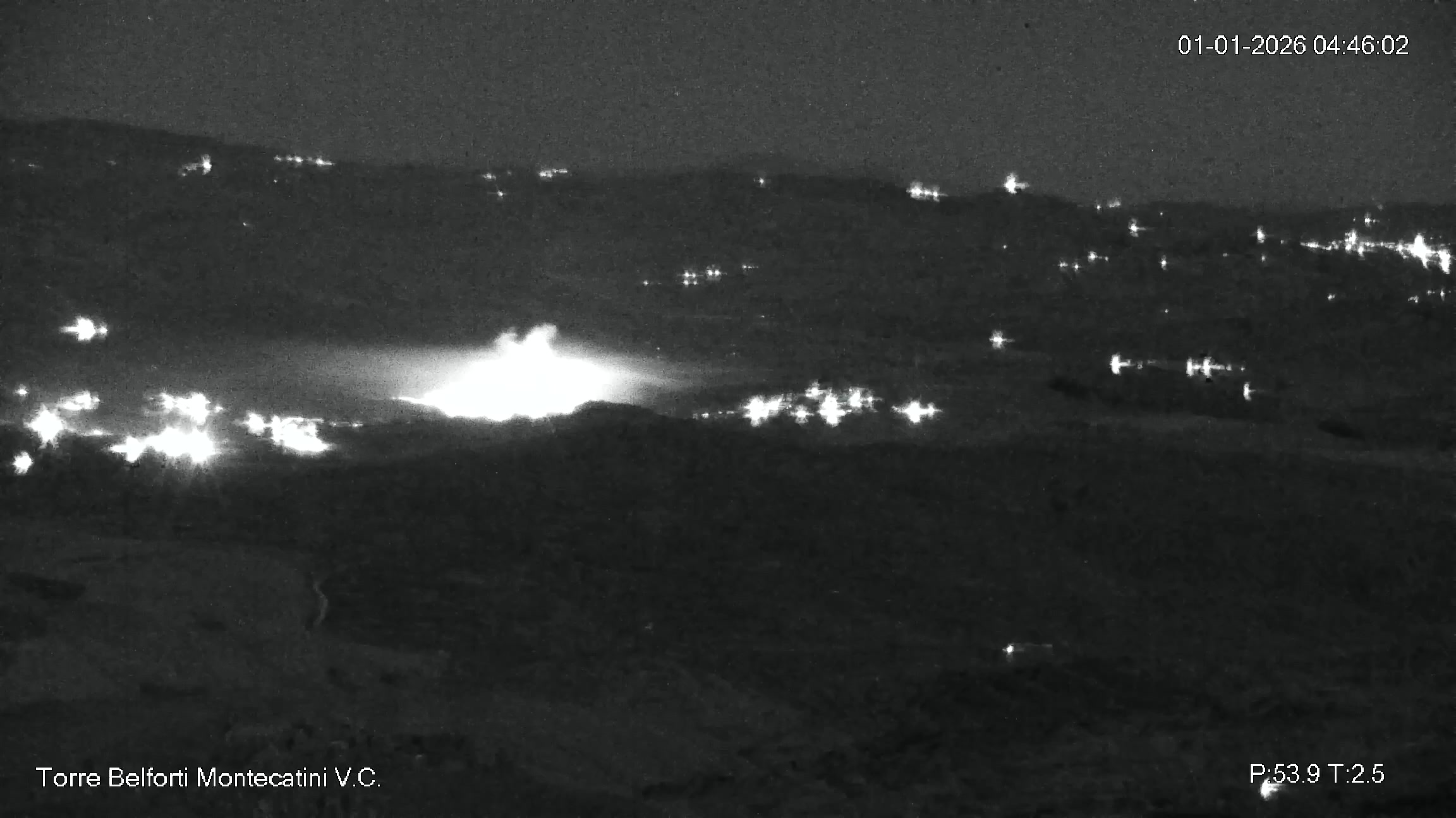 immagine della webcam nei dintorni di Marina di Bibbona: webcam Montecatini Val di Cecina