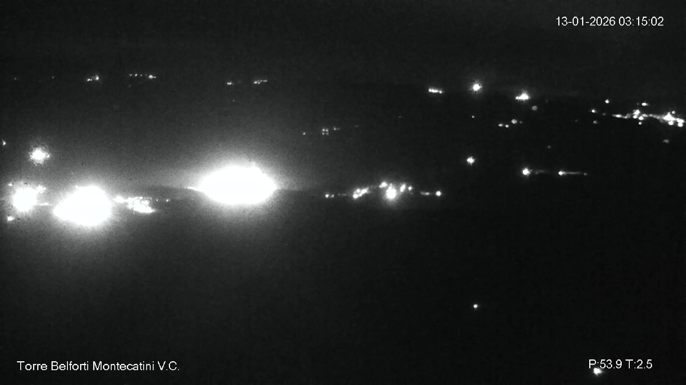 immagine della webcam nei dintorni di Rosignano Marittimo: webcam Montecatini Val di Cecina