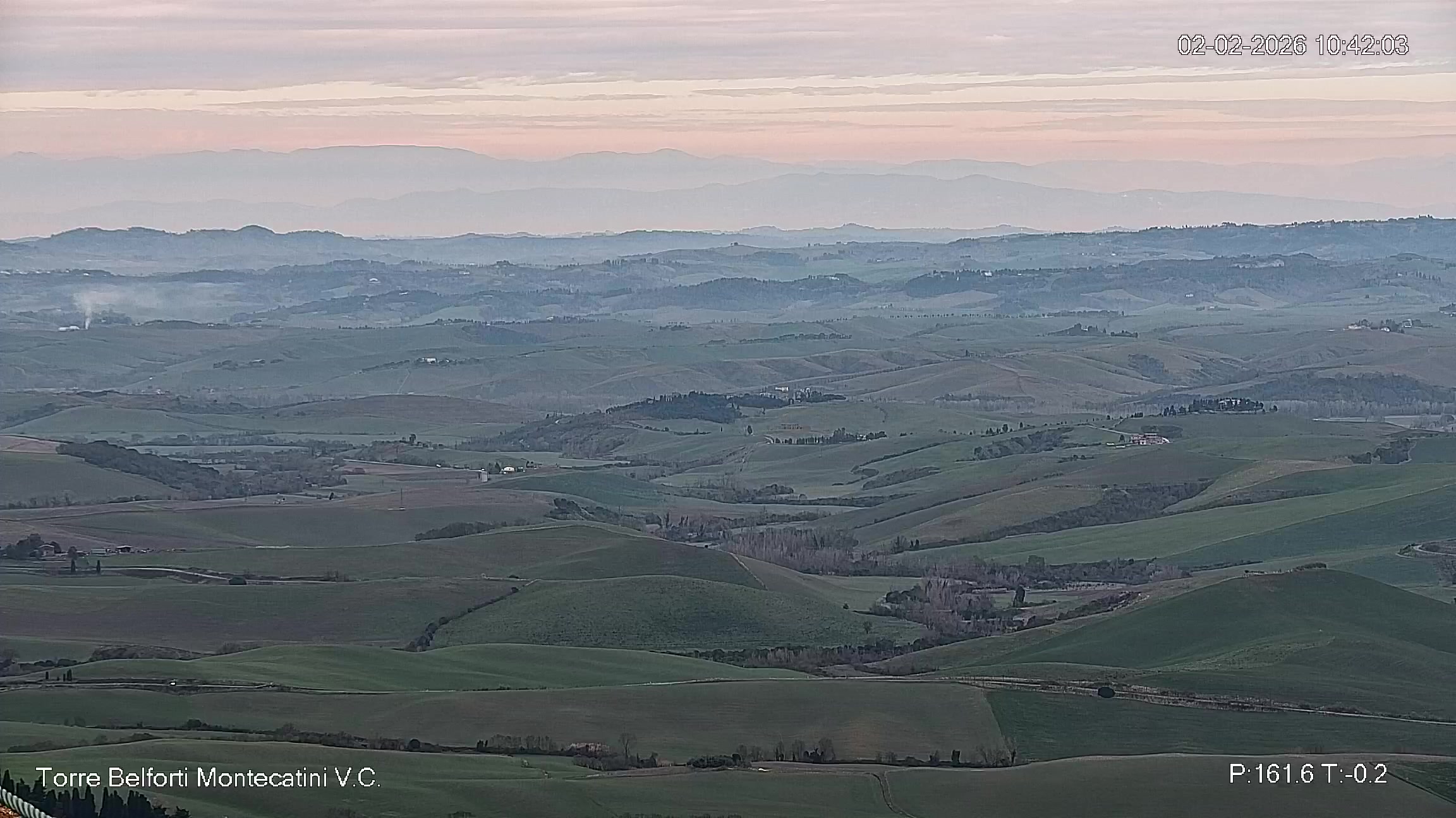 immagine della webcam nei dintorni di Vada: webcam Montecatini Val di Cecina