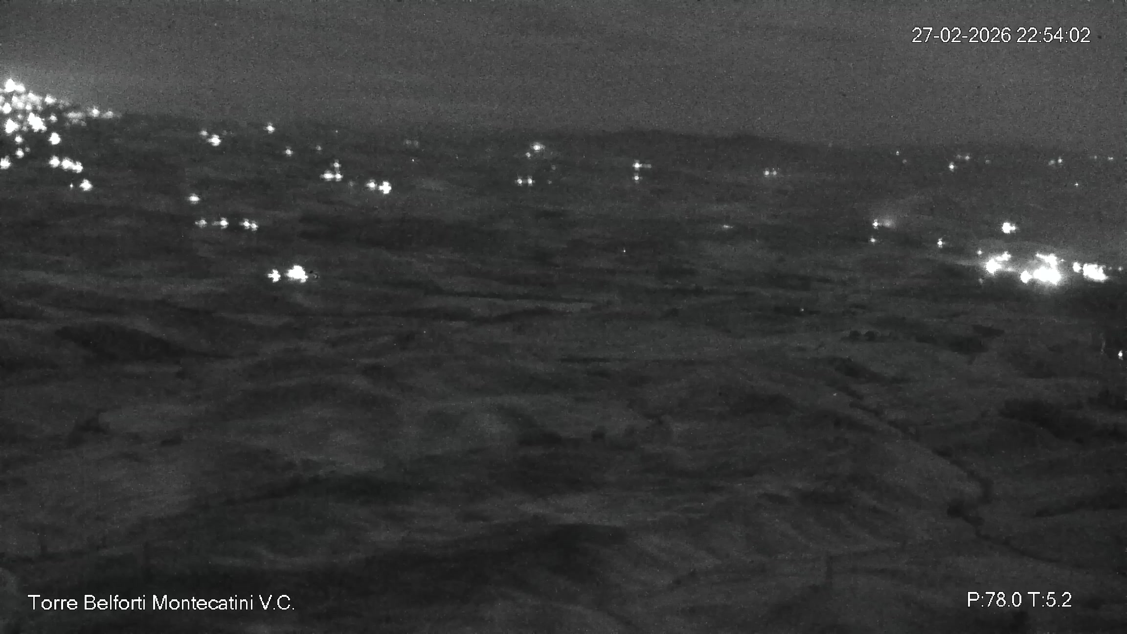 immagine della webcam nei dintorni di Castiglioncello: webcam Montecatini Val di Cecina