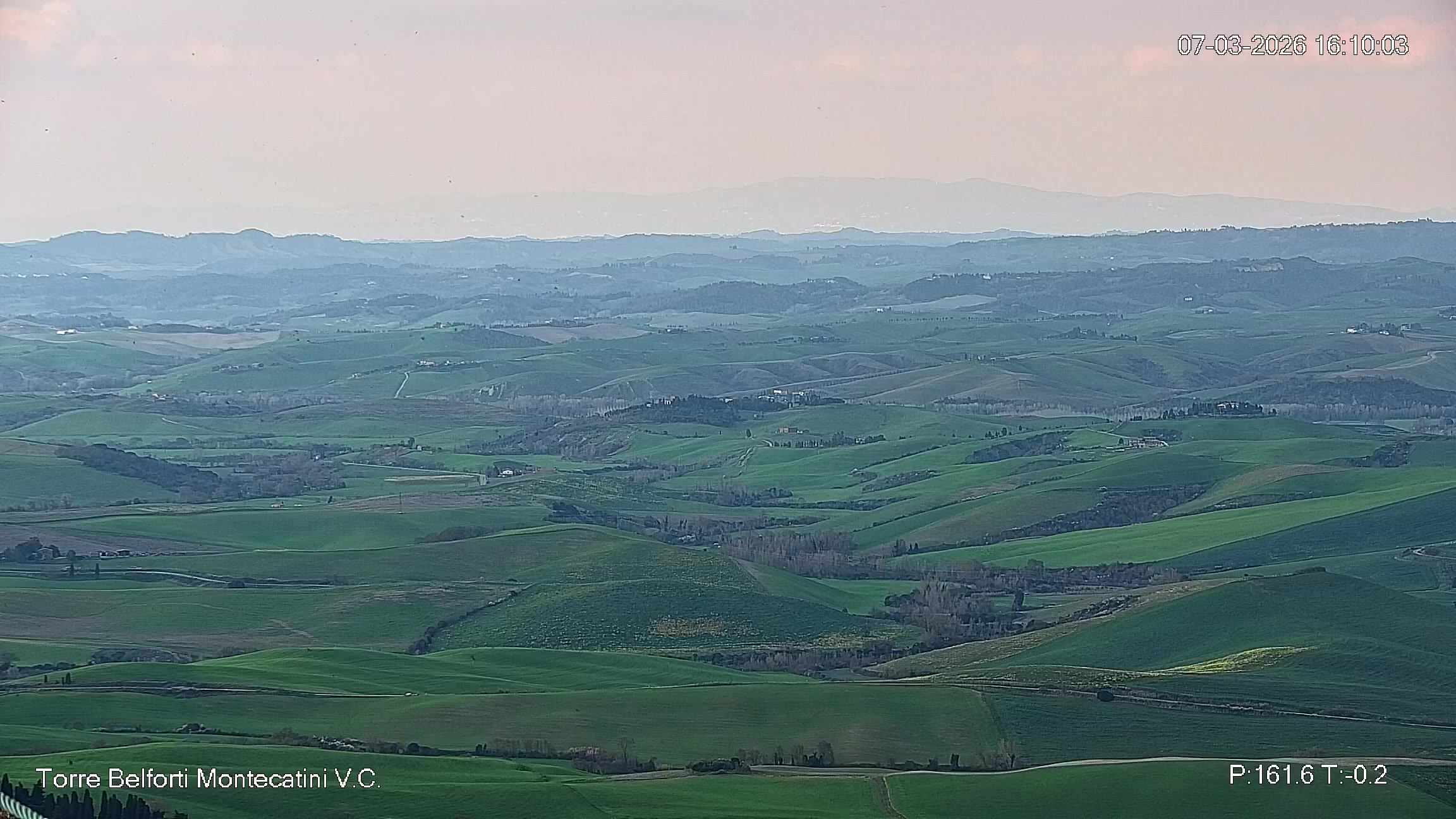immagine della webcam nei dintorni di Cecina: webcam Montecatini Val di Cecina