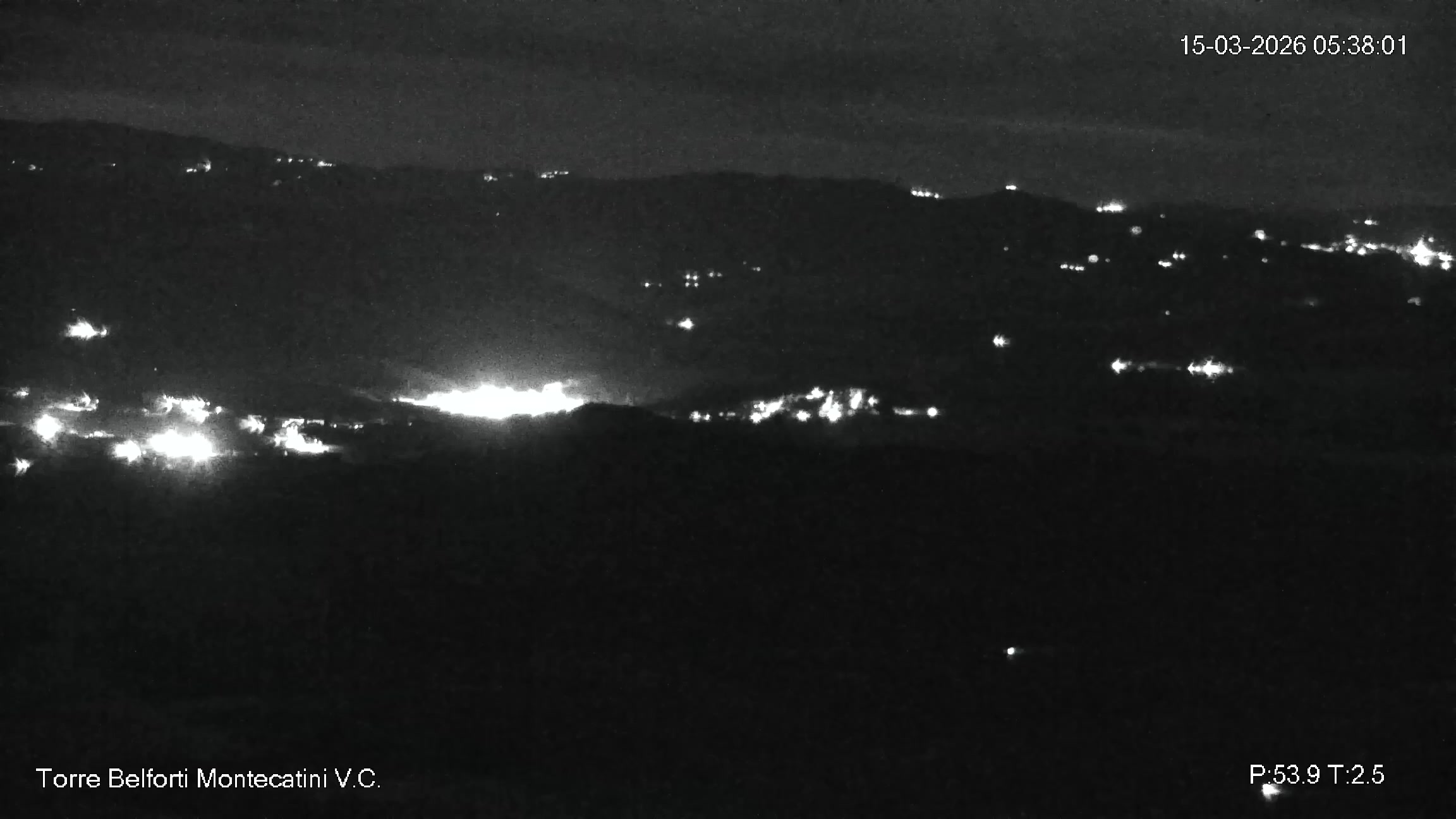 immagine della webcam nei dintorni di Pontedera: webcam Montecatini Val di Cecina