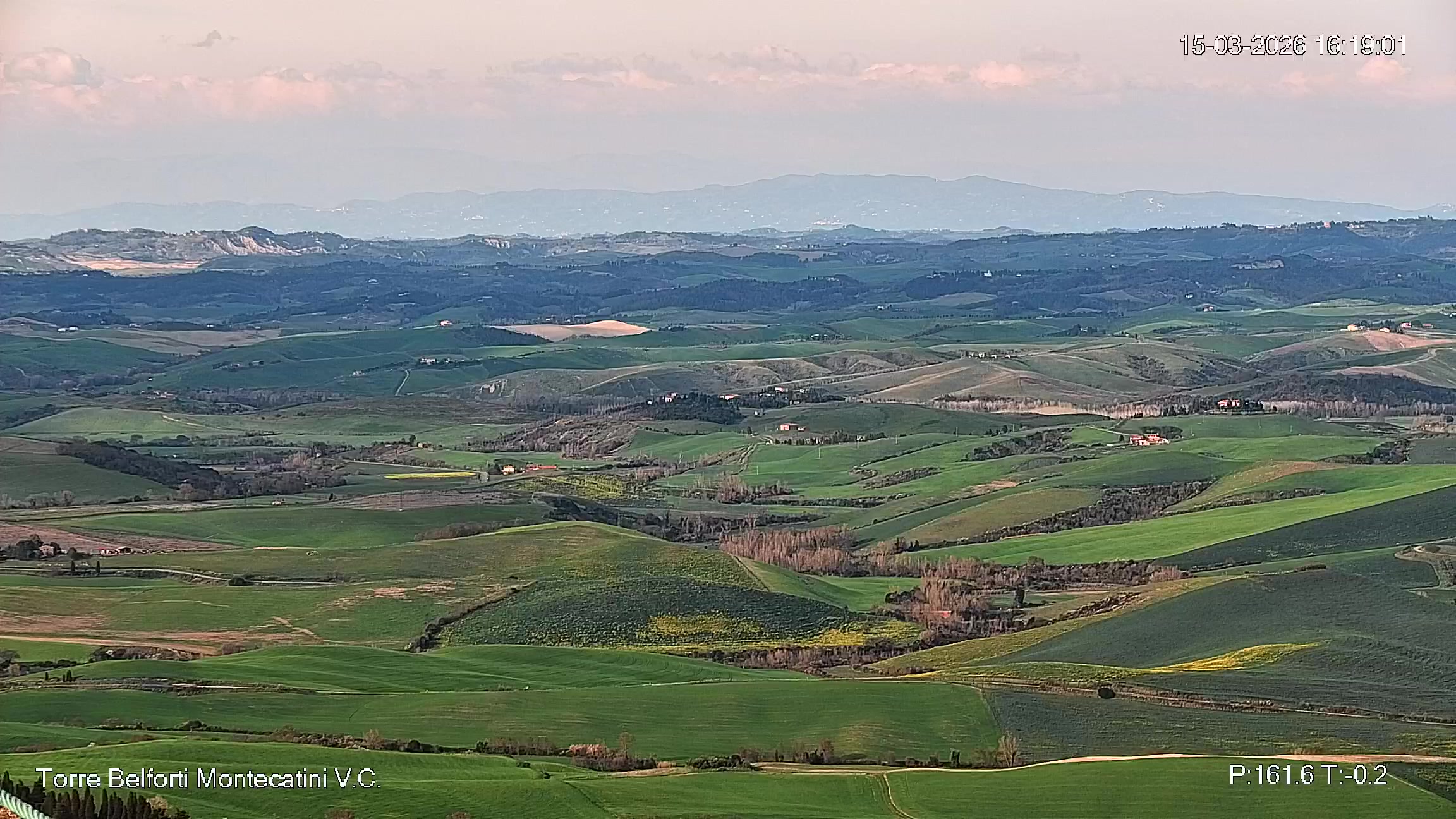 immagine della webcam nei dintorni di Ponsacco: webcam Montecatini Val di Cecina