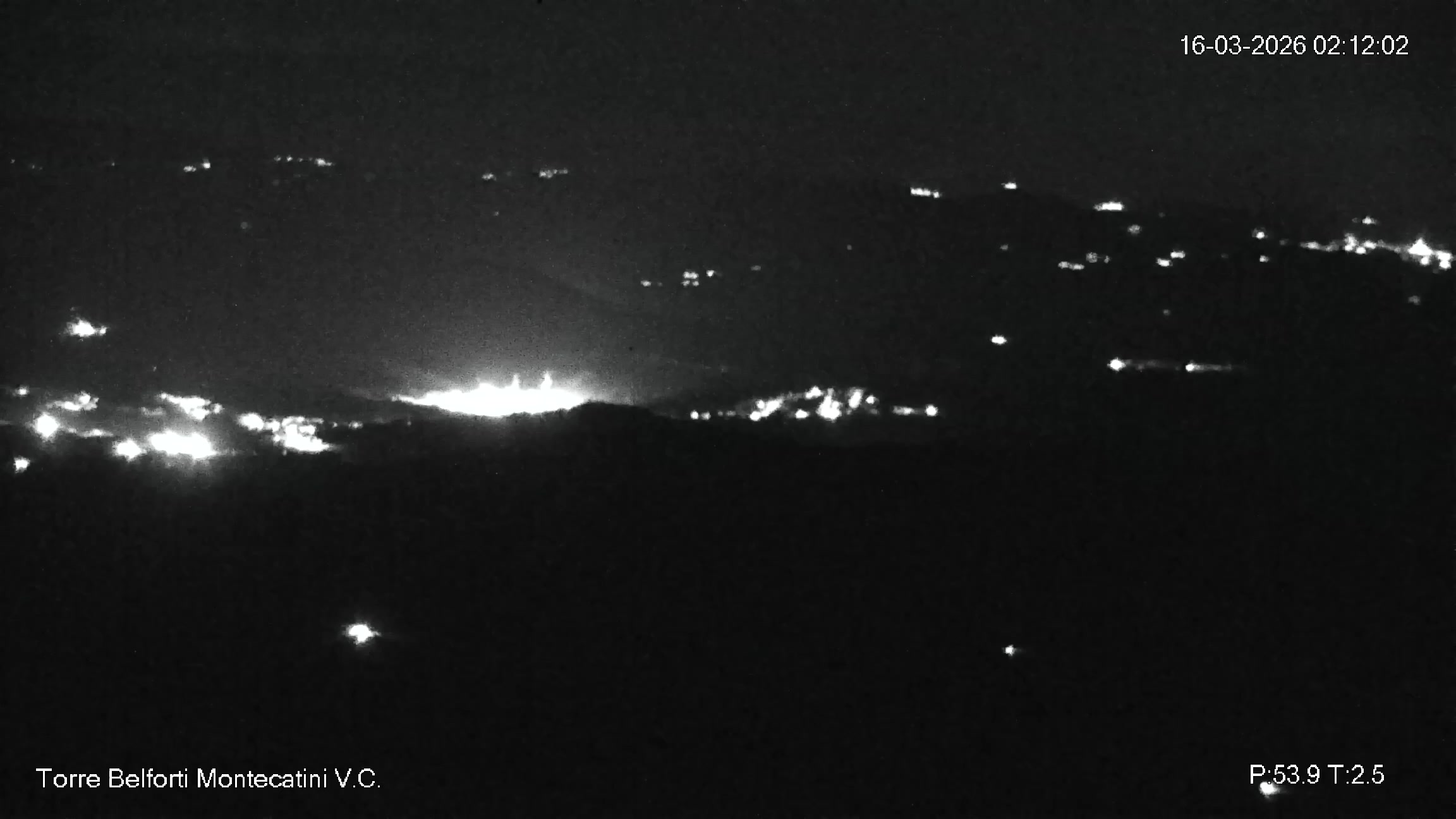 immagine della webcam nei dintorni di San Gimignano: webcam Montecatini Val di Cecina