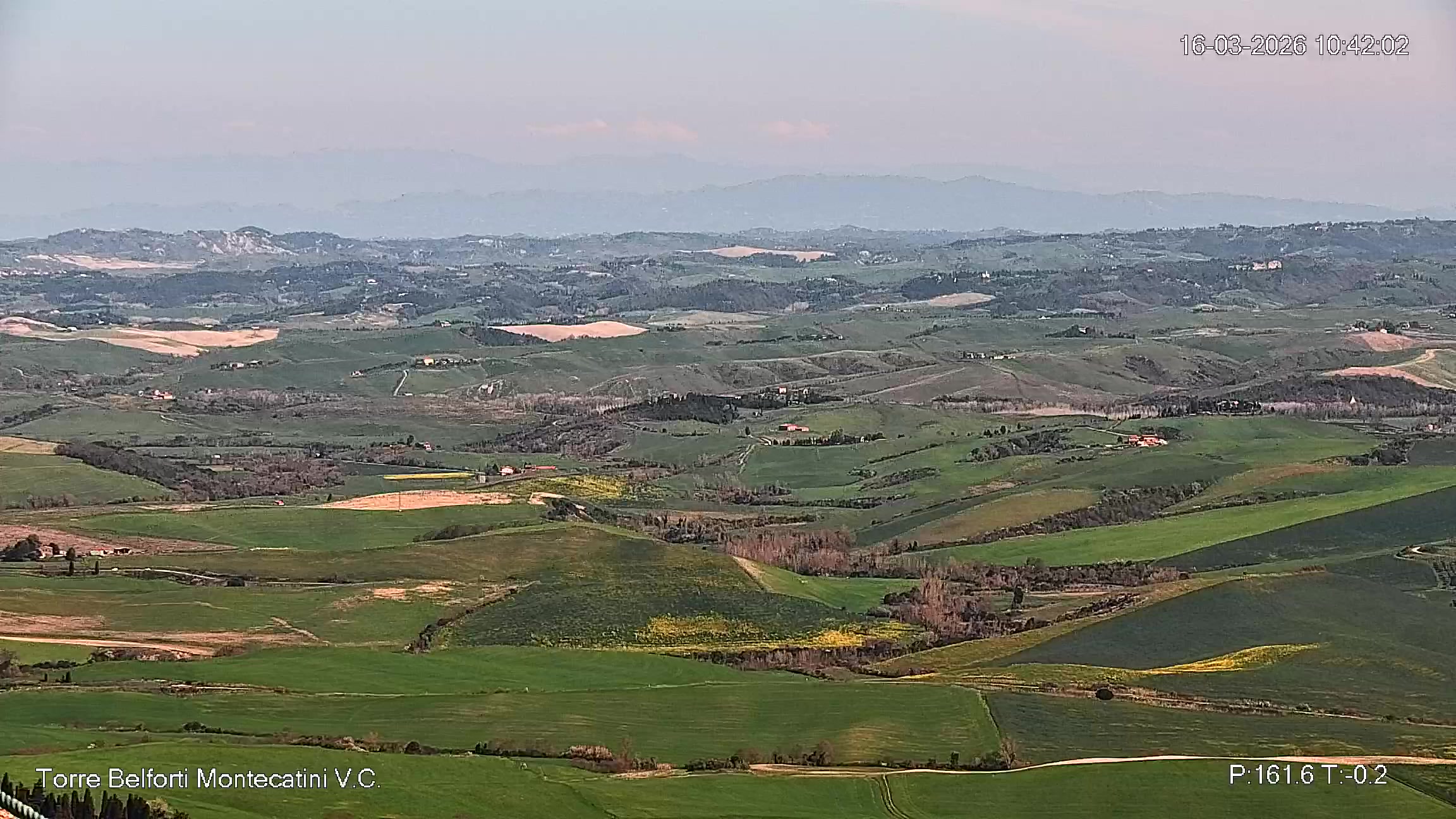 immagine della webcam nei dintorni di Marina Di Cecina: webcam Montecatini Val di Cecina