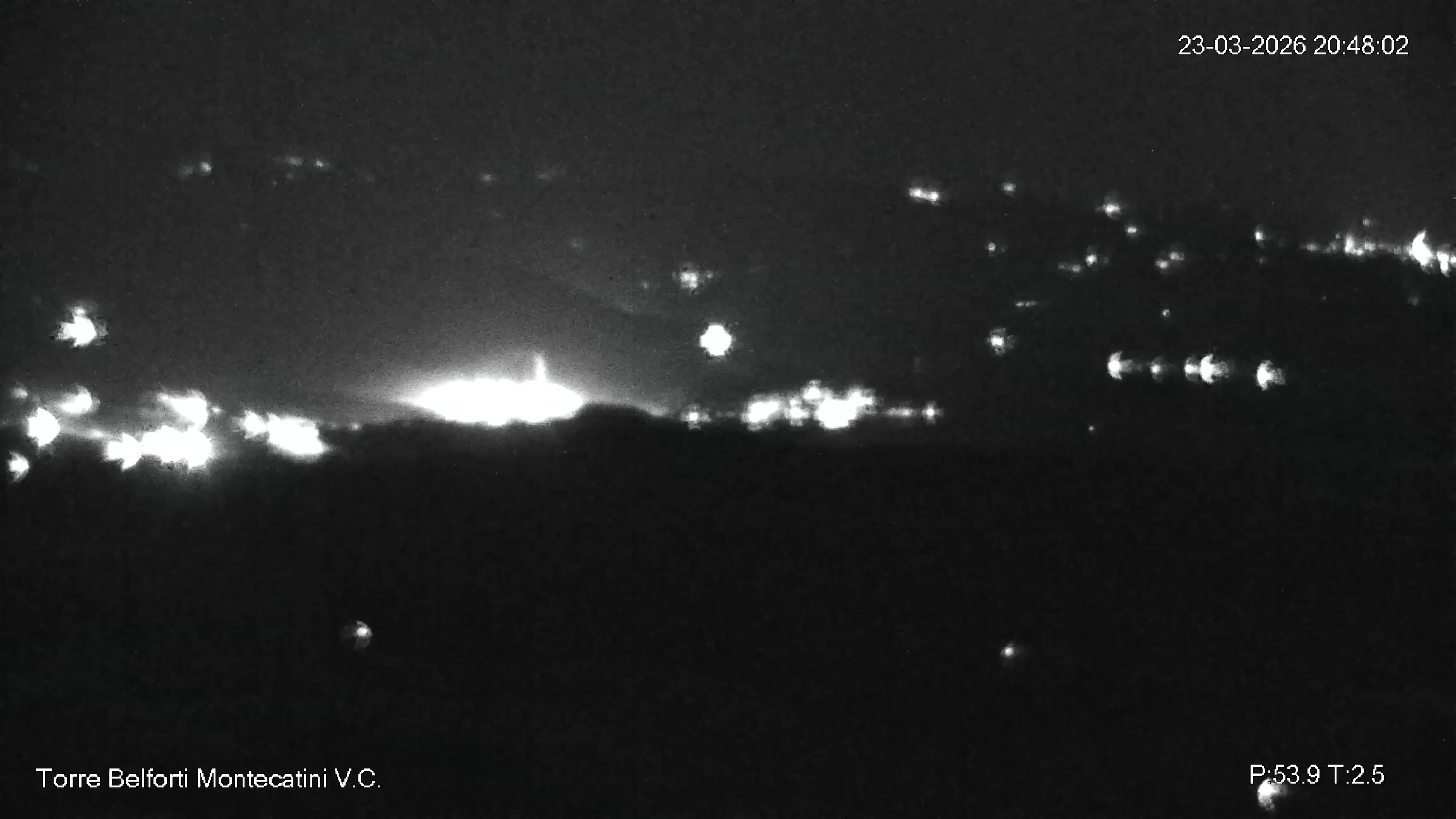 immagine della webcam nei dintorni di Certaldo: webcam Montecatini Val di Cecina