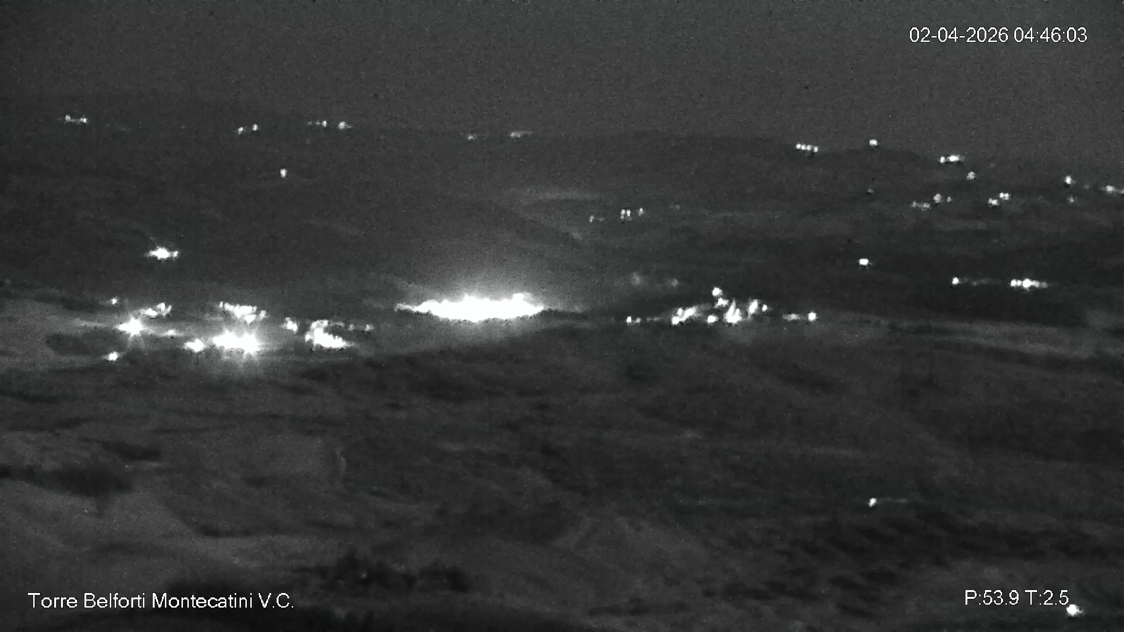 immagine della webcam nei dintorni di Marina di Bibbona: webcam Montecatini Val di Cecina