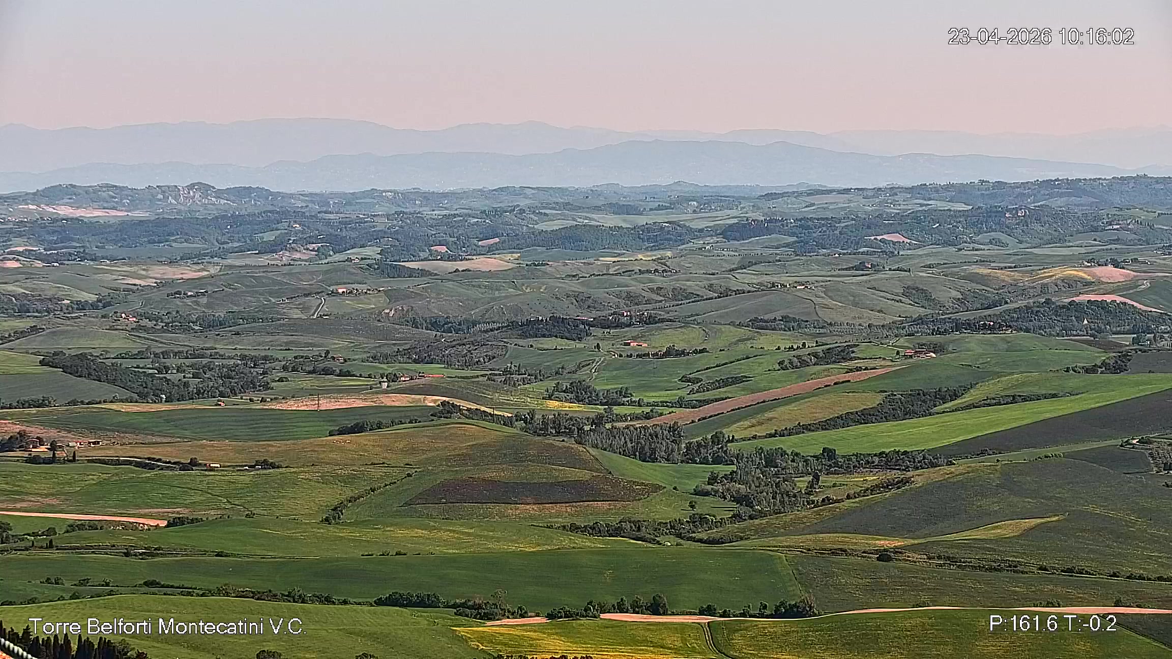 immagine della webcam nei dintorni di Cecina: webcam Montecatini Val di Cecina