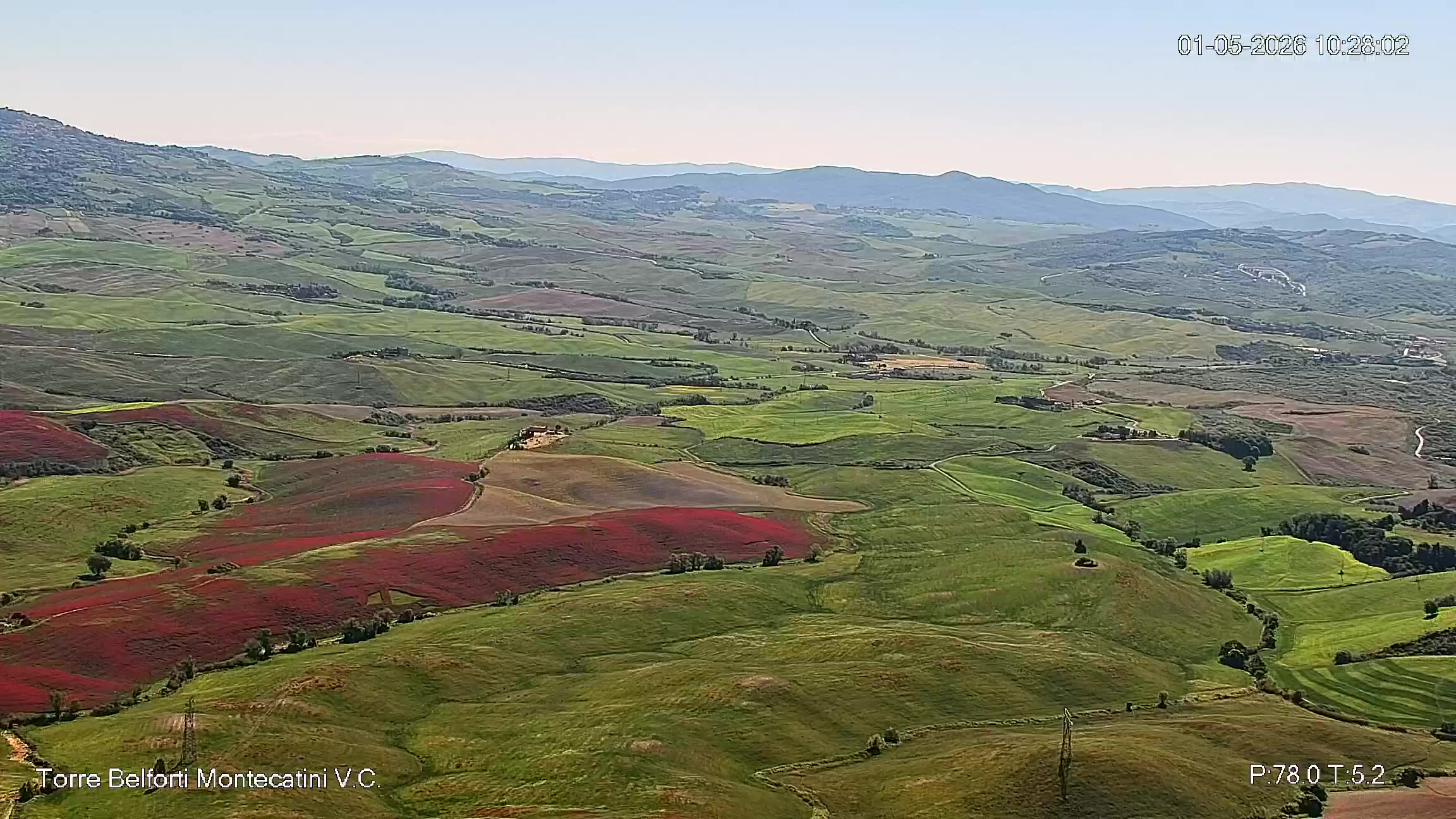 Preview delle webcam di Montecatini Val di Cecina