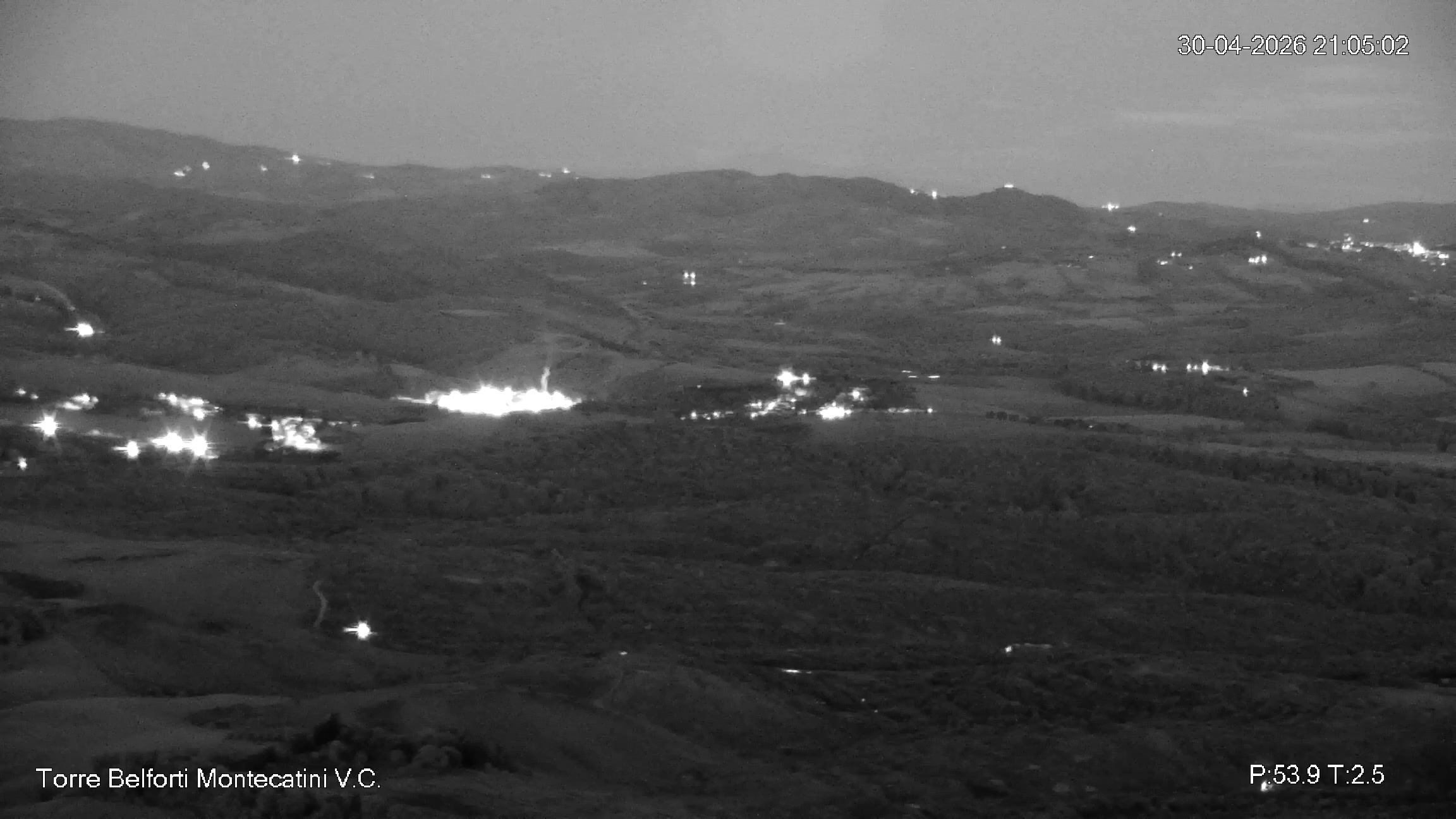 Preview delle webcam di Montecatini Val di Cecina