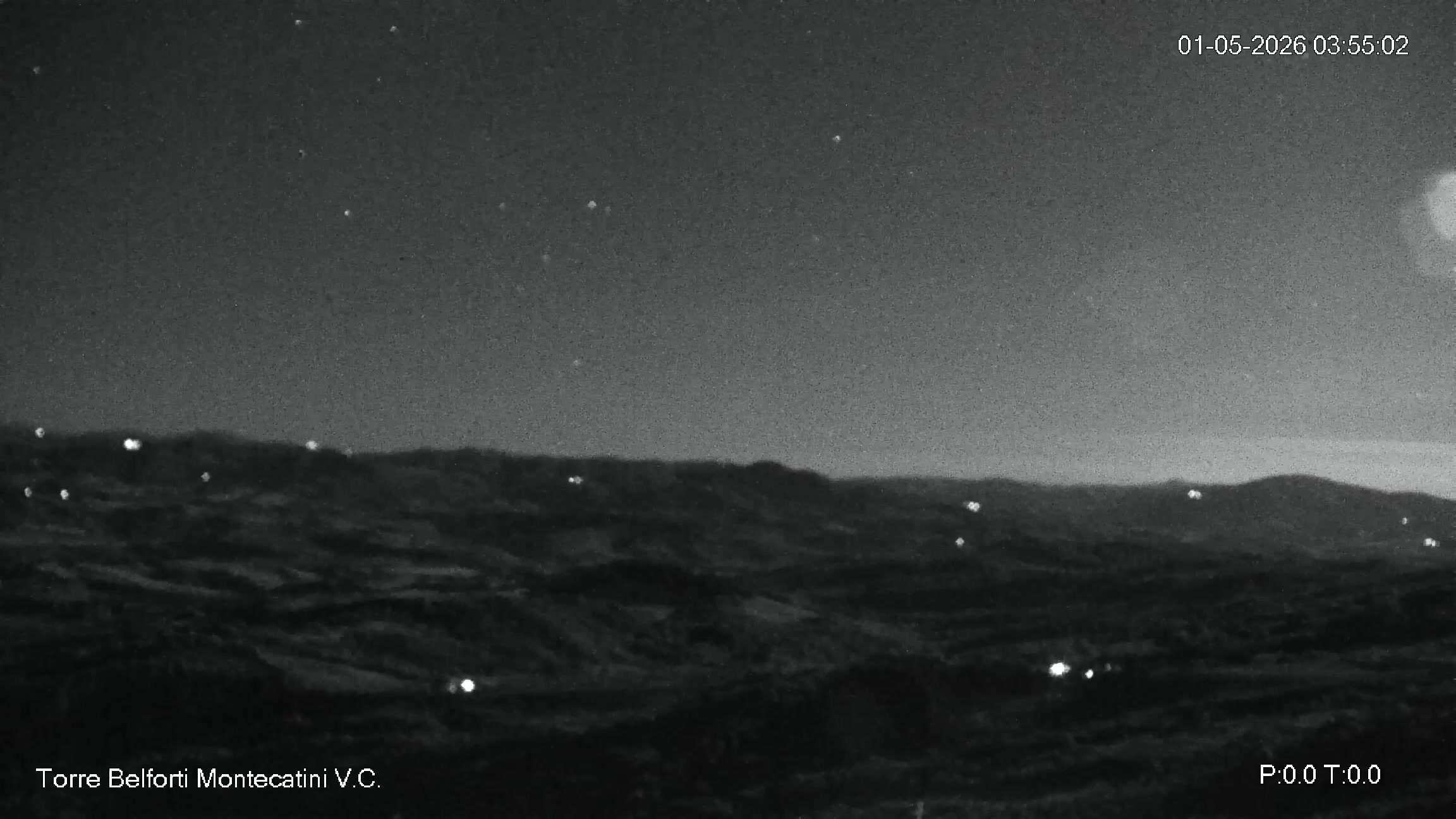 immagine della webcam nei dintorni di Castiglioncello: webcam Montecatini Val di Cecina