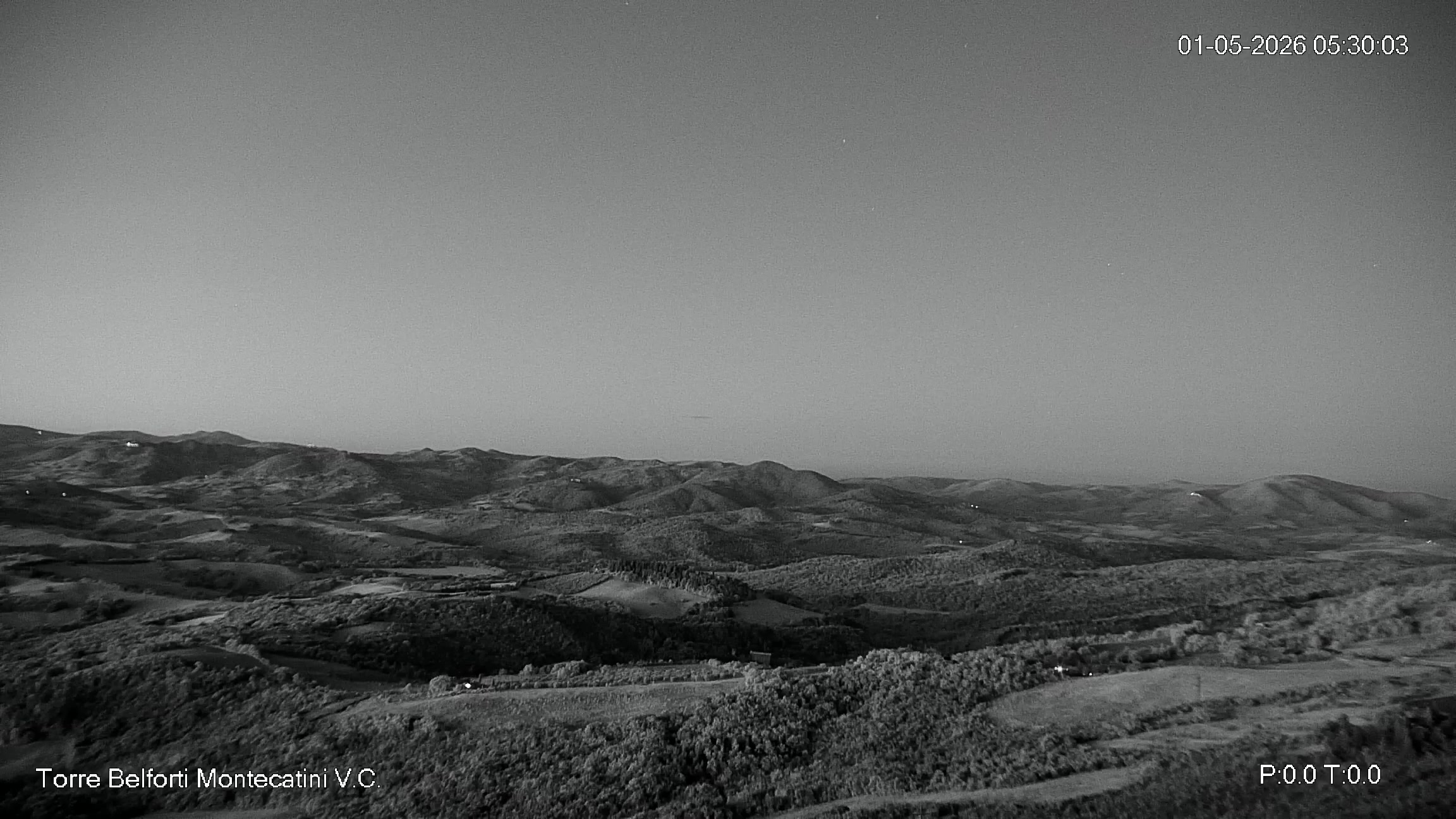 immagine della webcam nei dintorni di Volterra: webcam Montecatini Val di Cecina