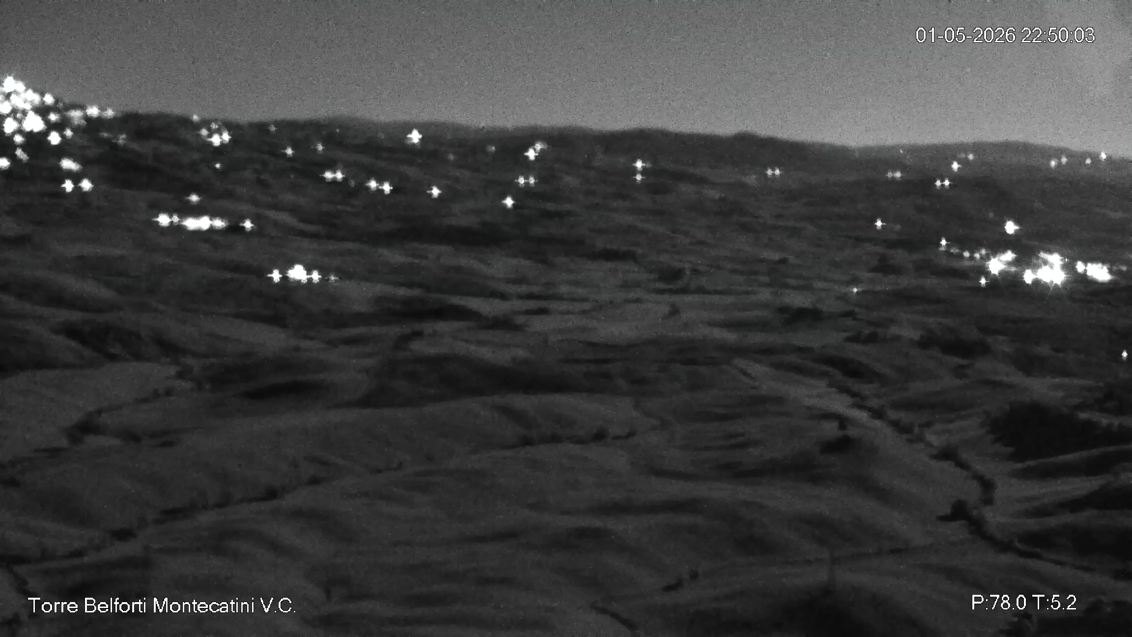 immagine della webcam nei dintorni di Certaldo: webcam Montecatini Val di Cecina