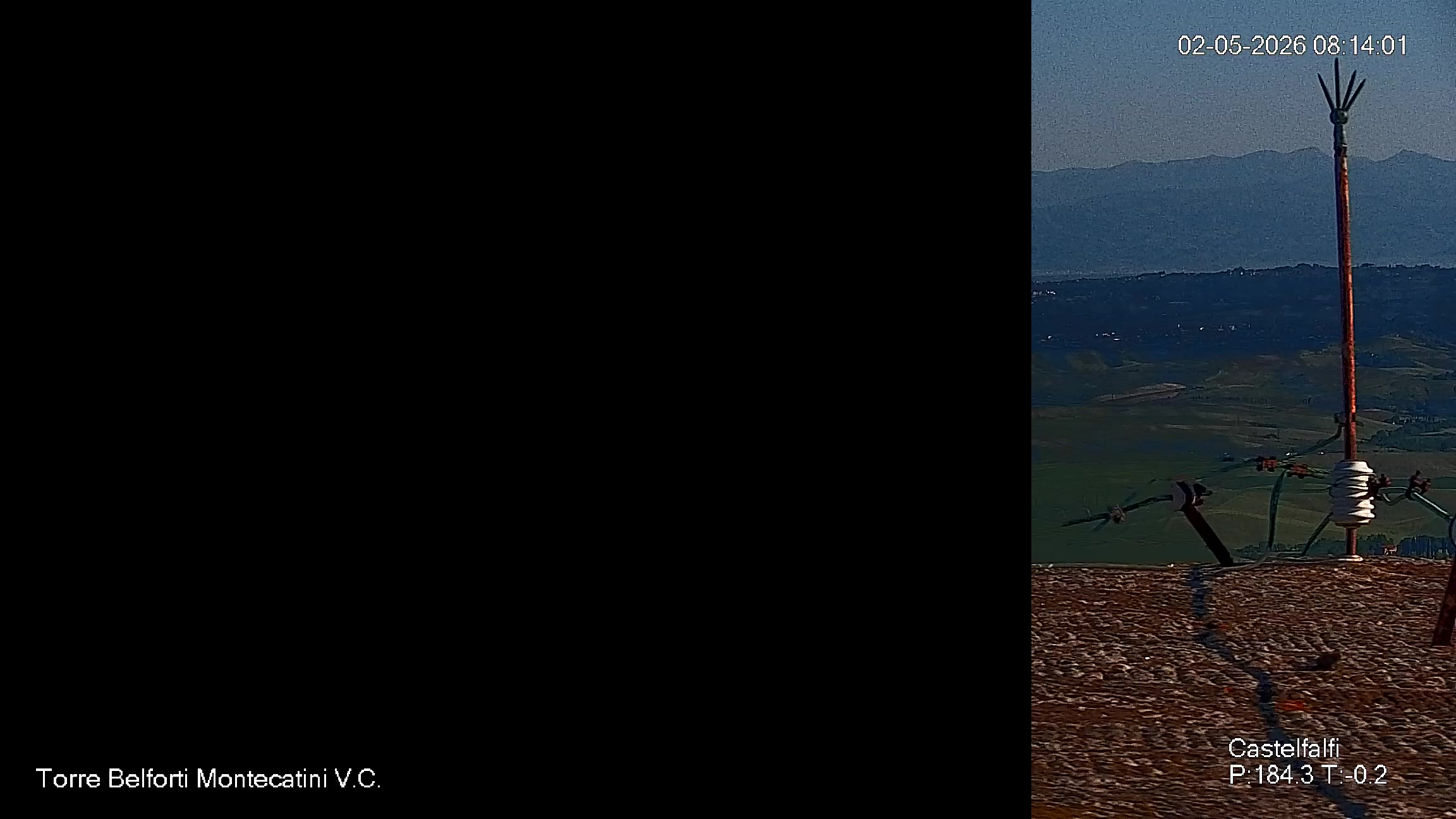 immagine della webcam nei dintorni di Lari: webcam Montecatini Val di Cecina