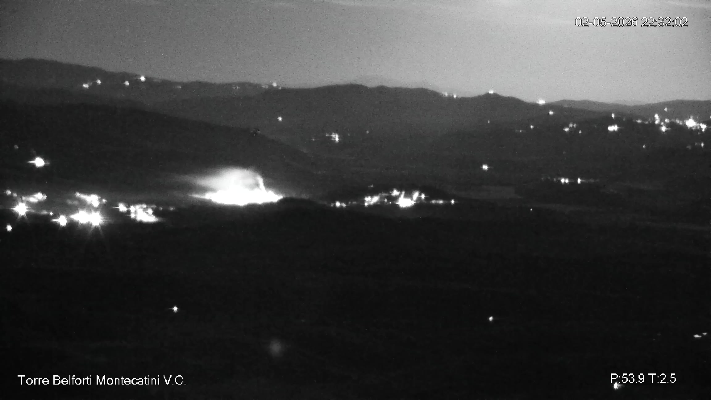 immagine della webcam nei dintorni di Lari: webcam Montecatini Val di Cecina
