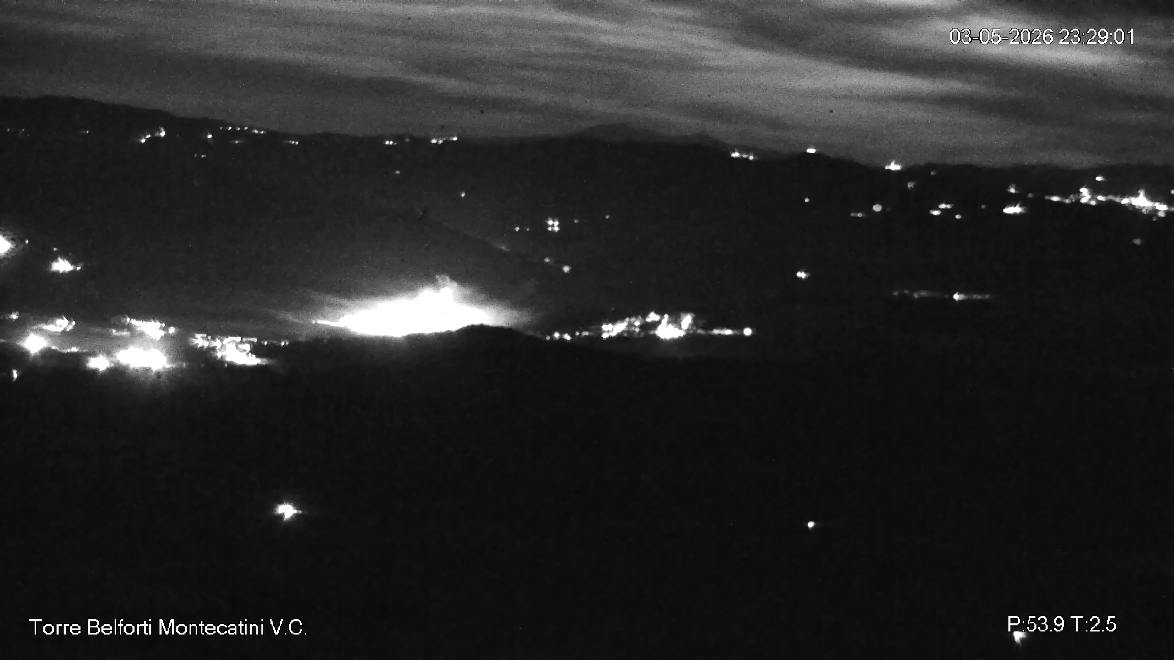 immagine della webcam nei dintorni di Volterra: webcam Montecatini Val di Cecina